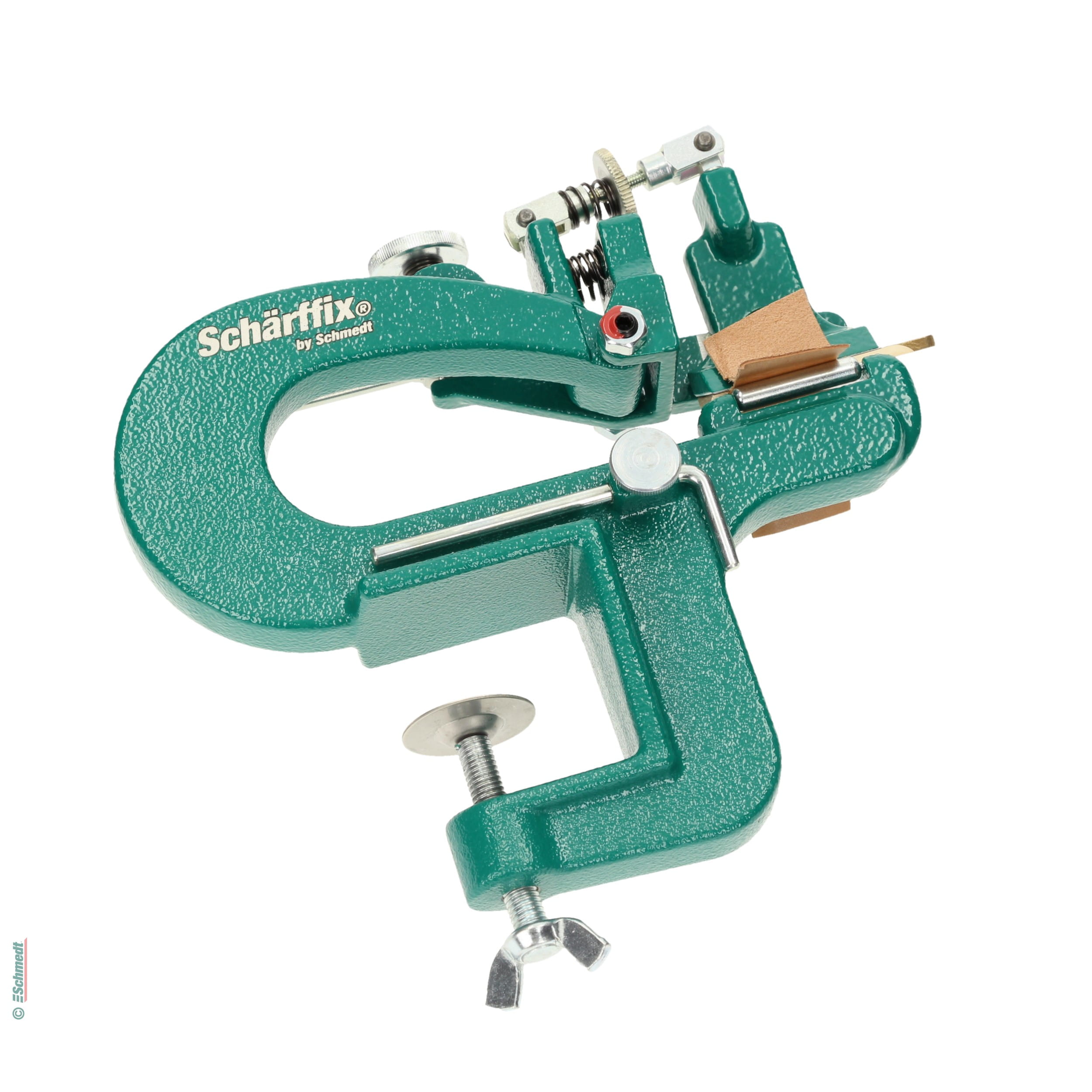 Schärffix® leather paring device, skiving tool - With this device, leather may easily be pared / skived (thinned) for further processing. Th... - image-1