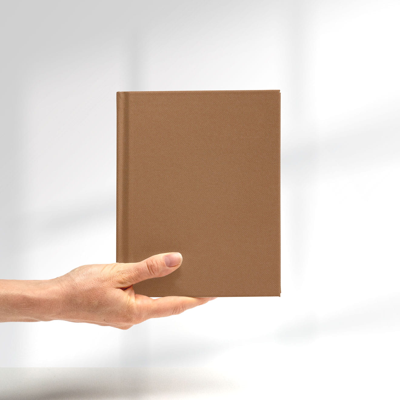 Englisch Buckram • hochwertiges Buchleinen - Farbe 569 - tabak - Anwendungen: für Bucheinbände, Bibliotheksbände, Speisekarten, Notizbücher,... - Bild-3