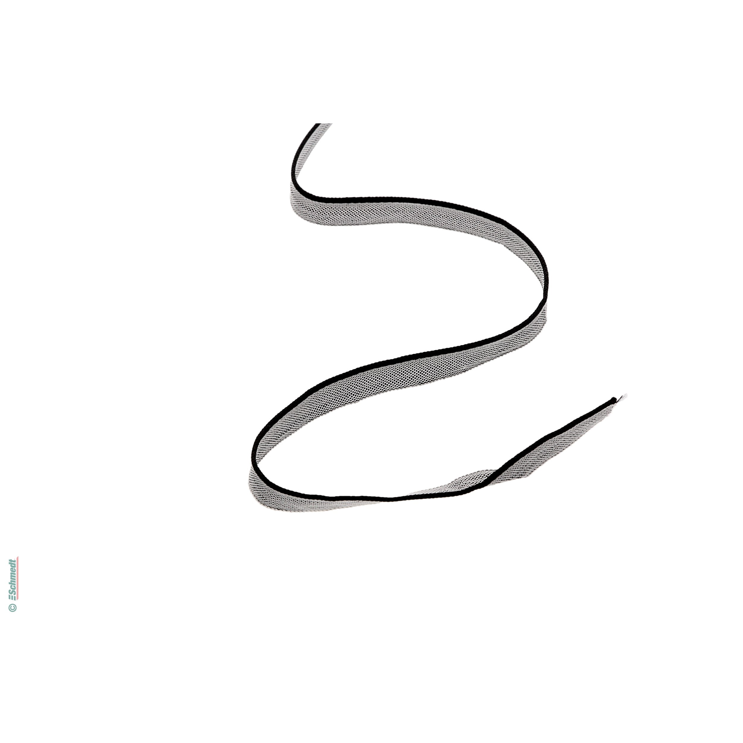 Headband - standard quality - Colour 008 - black - Roll length (in m) 500 - coloured band attached to hardcover books at the top and bottom ...