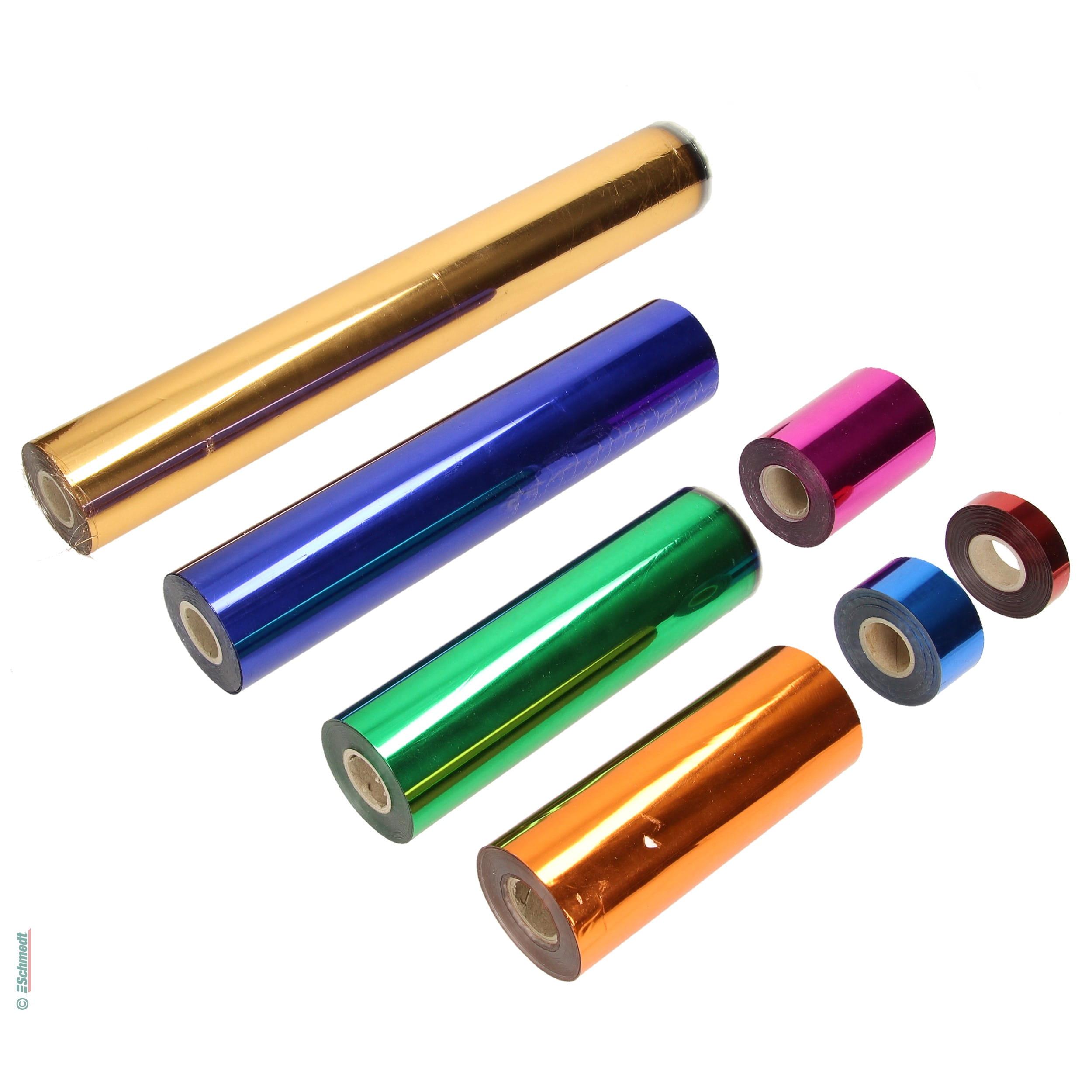 Hot-stamping foil Type 17 - metallic - Roll length: 122 mts - Allround foil, suitable for unprinted, printed and varnished papers and cardbo... - image-1