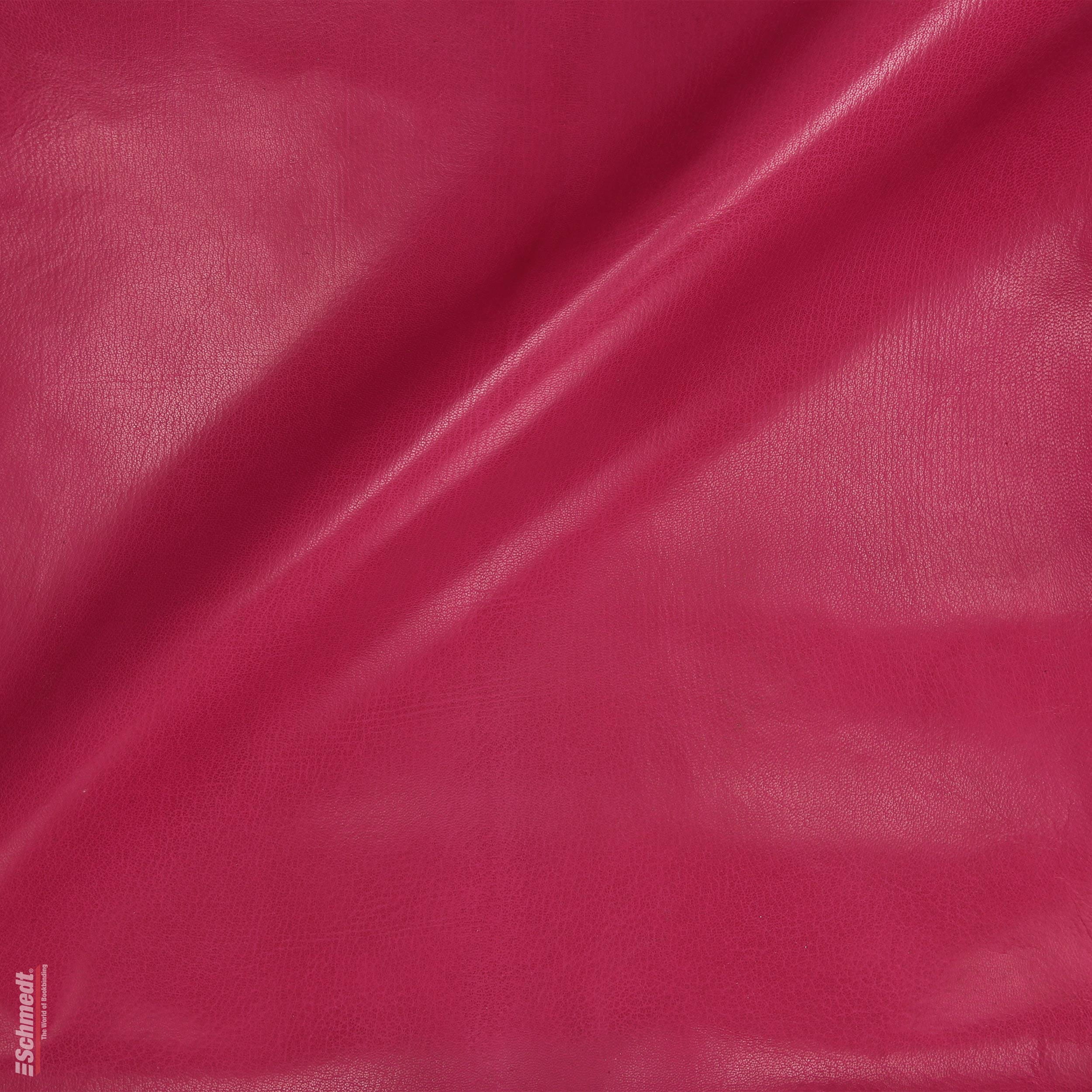 Chevreau Type "Oase" - Couleur 041 - rose vif - Taille I - standard - pour la fabrication de livres de haute qualité avec couverture de cuir... - image-1