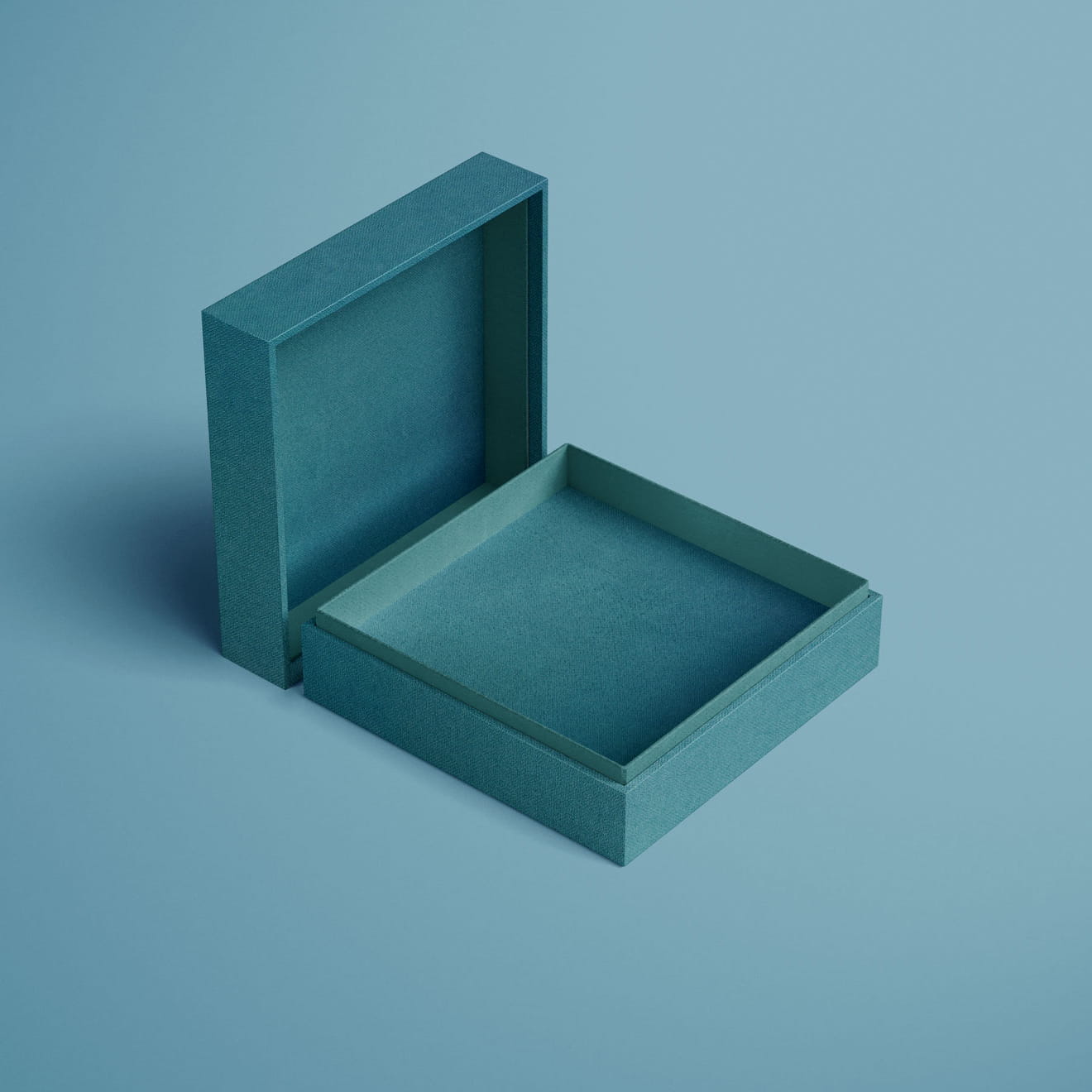 Englisch Buckram | Bibliotheksleinen - Farbe 554 - stahlblau - Anwendungen: für Bucheinbände, Bibliotheksbände, Speisekarten, Notizbücher, O... - Bild-1