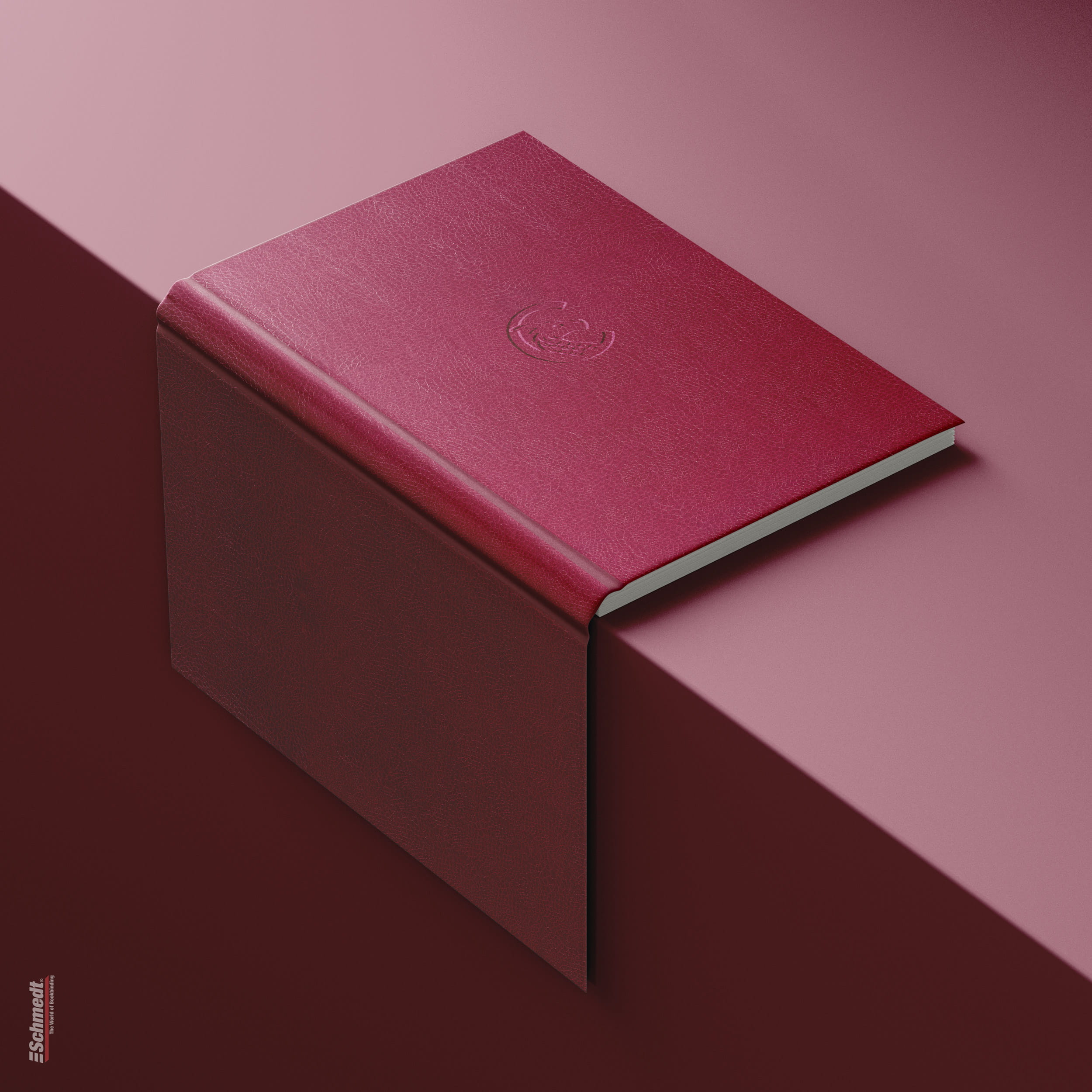 Chimera • Faux leather paper - Colour 034 - fuchsia - cover paper for books, files, folders, boxes, cases, packagings etc.... - image-1