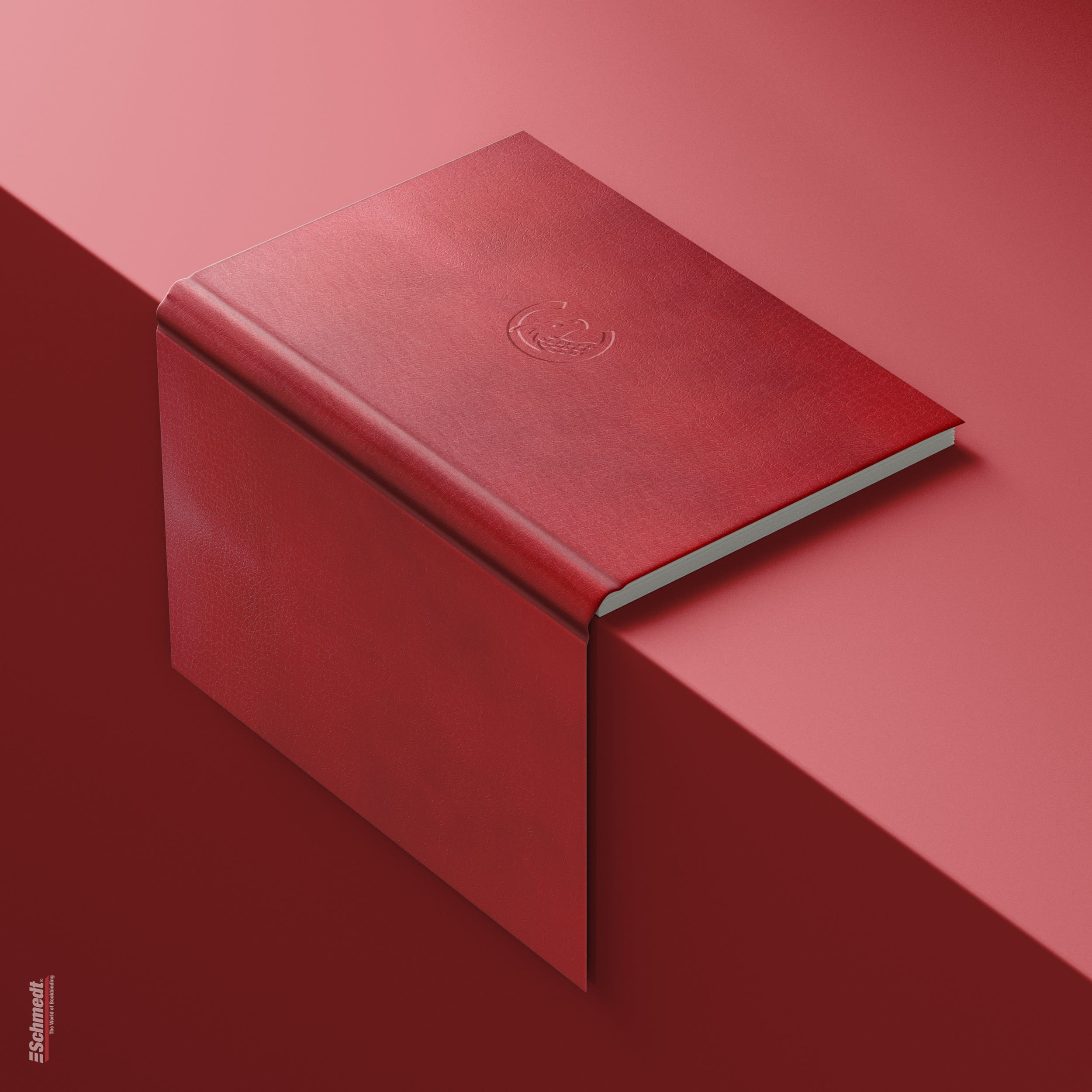 Chimera • Lederpapier - Farbe 148 - lachs - Bezugspapier für Bucheinbände, Ordner, Mappen, Kästen, Etuis, Verpackungen etc.... - Bild-1