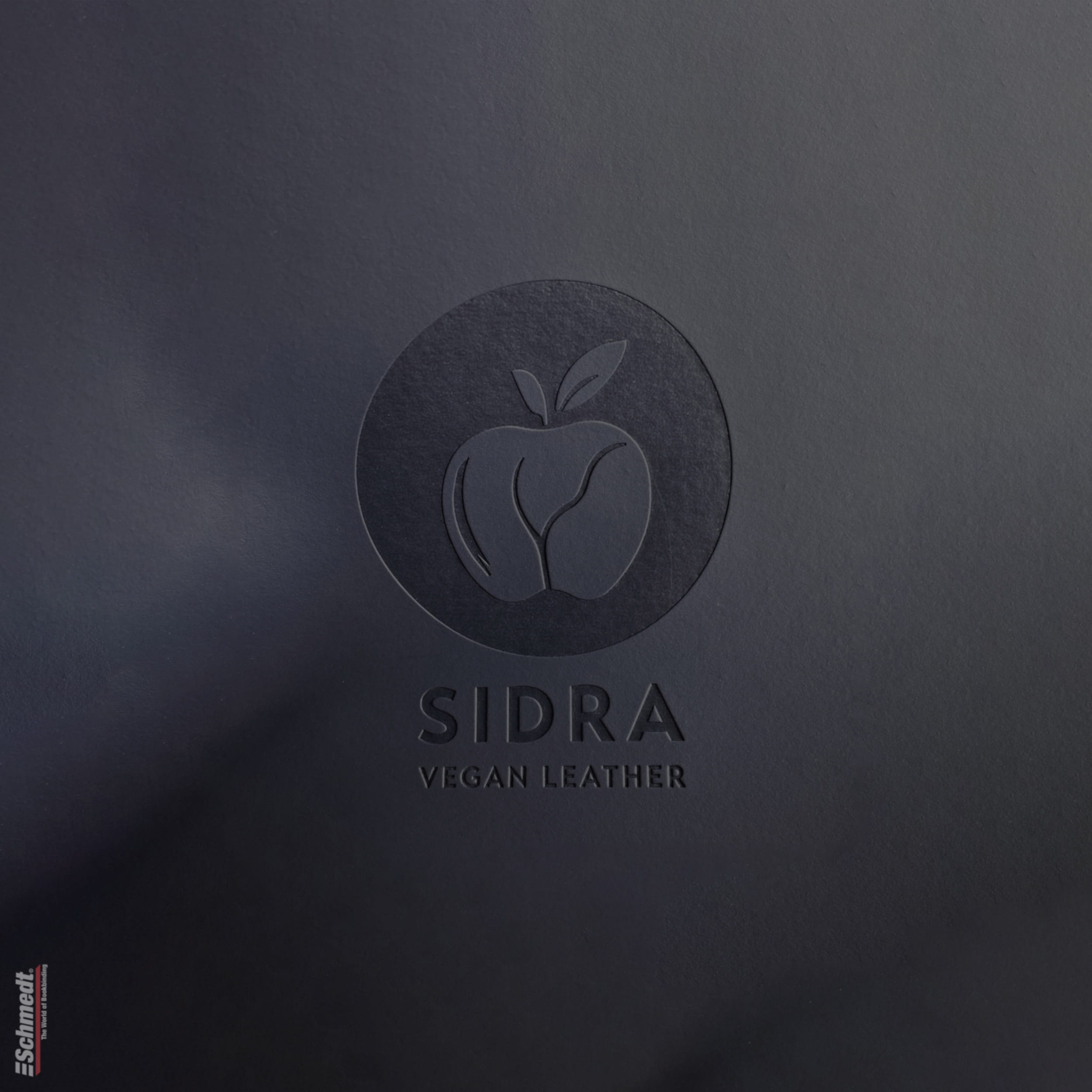 Sidra • cuero de manzana - Color 012 - azul noche - Aplicación: para tapas de libros de alta calidad, álbumes, menús, cajas etc.... - imagen-1