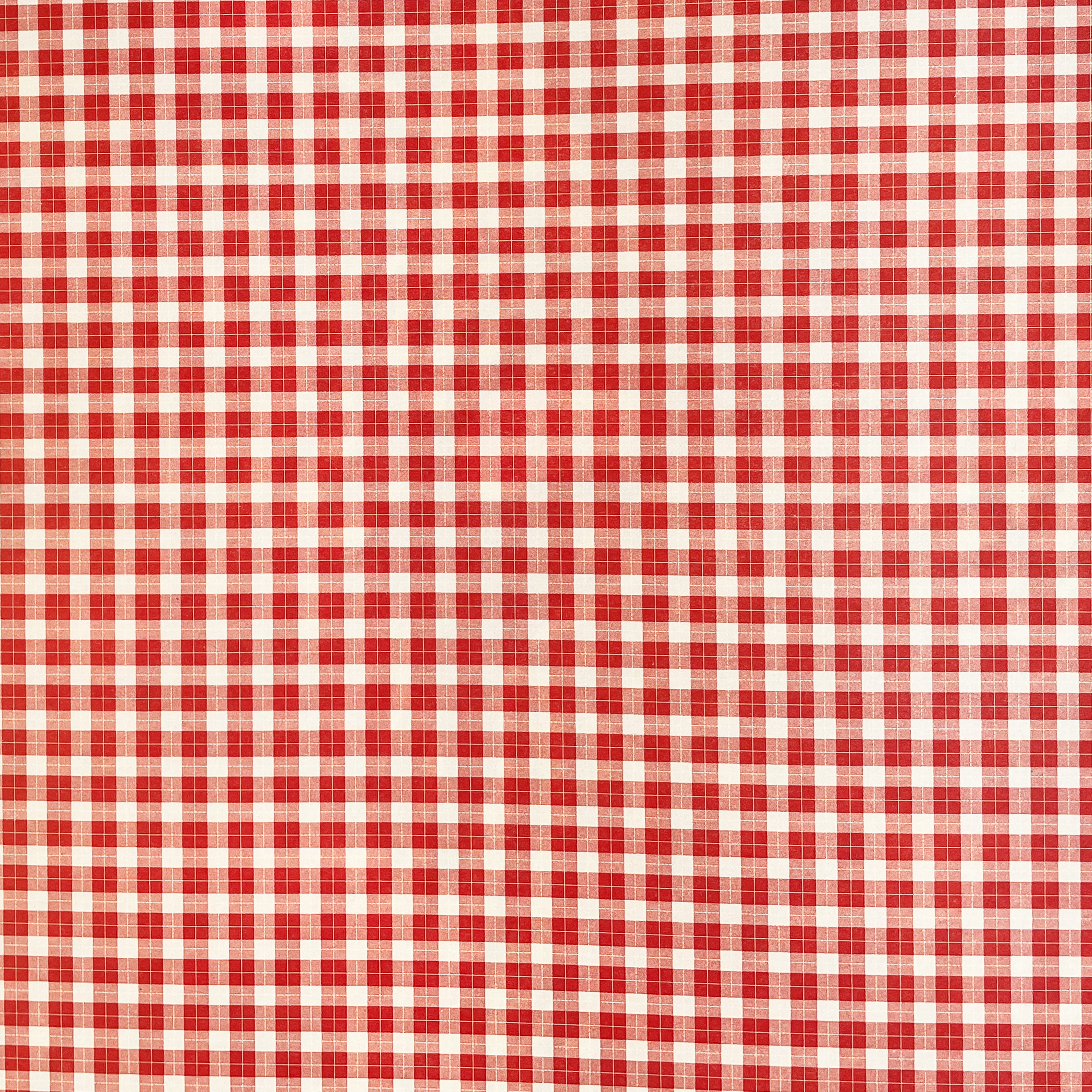 068 - Red check pattern