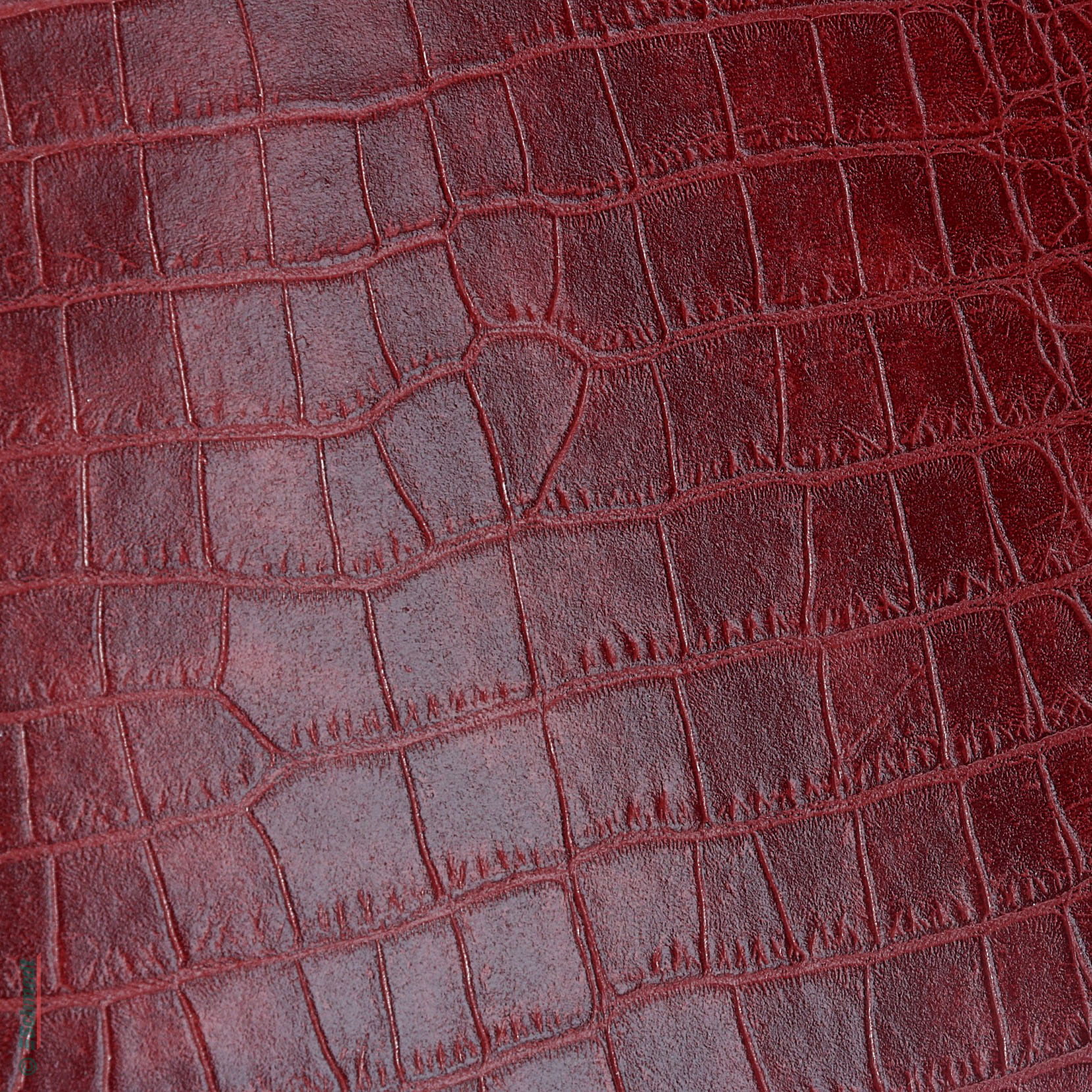 Excel-Tan - Lederfaserstoff - Farbe 7814 - rot - Prägung Amazona - zum Beziehen von Büchern, Mappen, Ordnern, Speisekarten, Taschenkalendern... - Bild-1