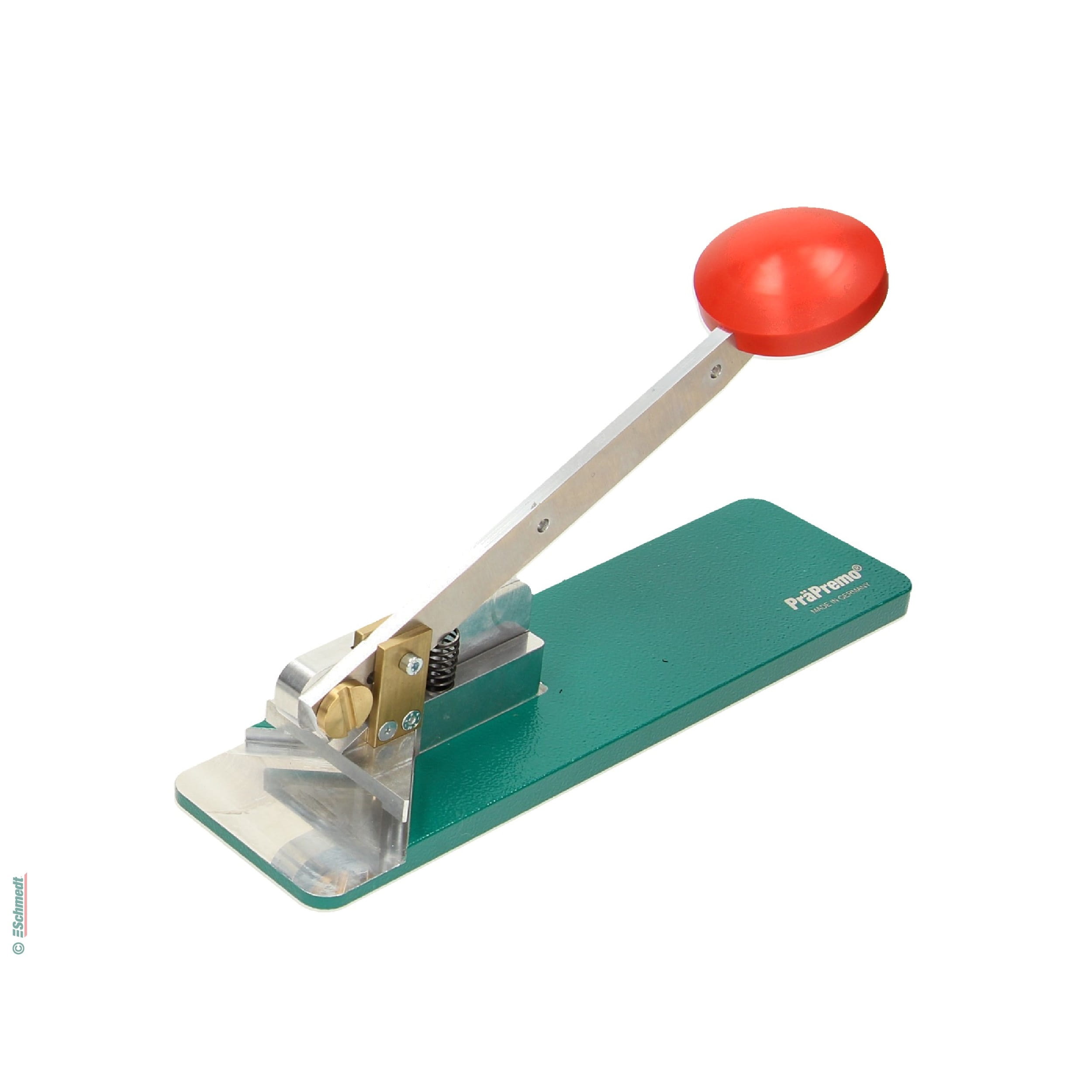 PräPremo • Manuelle Bucheckenpresse - zum Befestigen von Buchecken aus Metall - Anwendungen: Hardcover-Bücher, Terminplaner, Speisekarten, N... - Bild-1