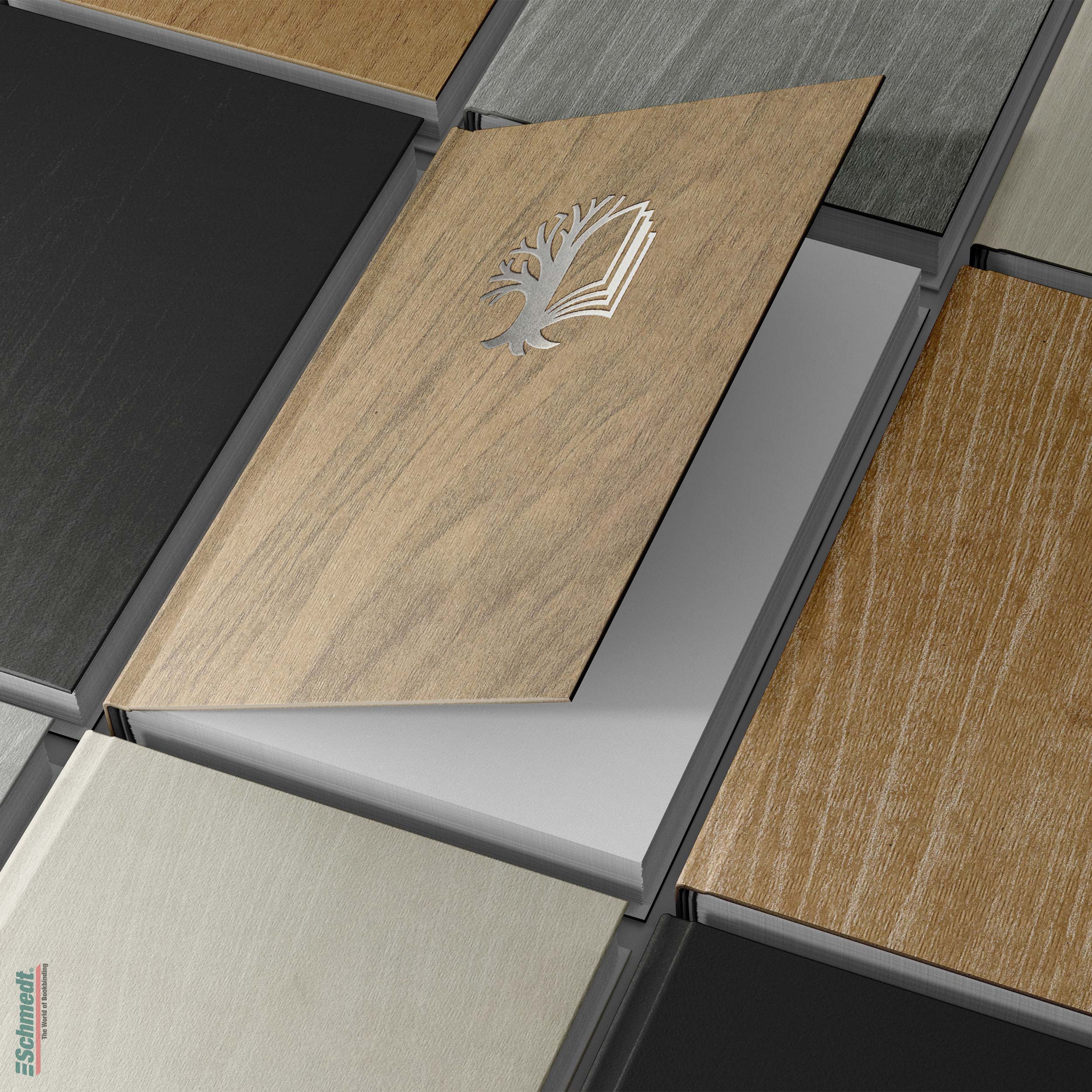 Busto - Natural paper with wood grain - with a realistic feel - paper used as cover paper for books, flyer, brochures, boxes, cases, packagi... - image-1