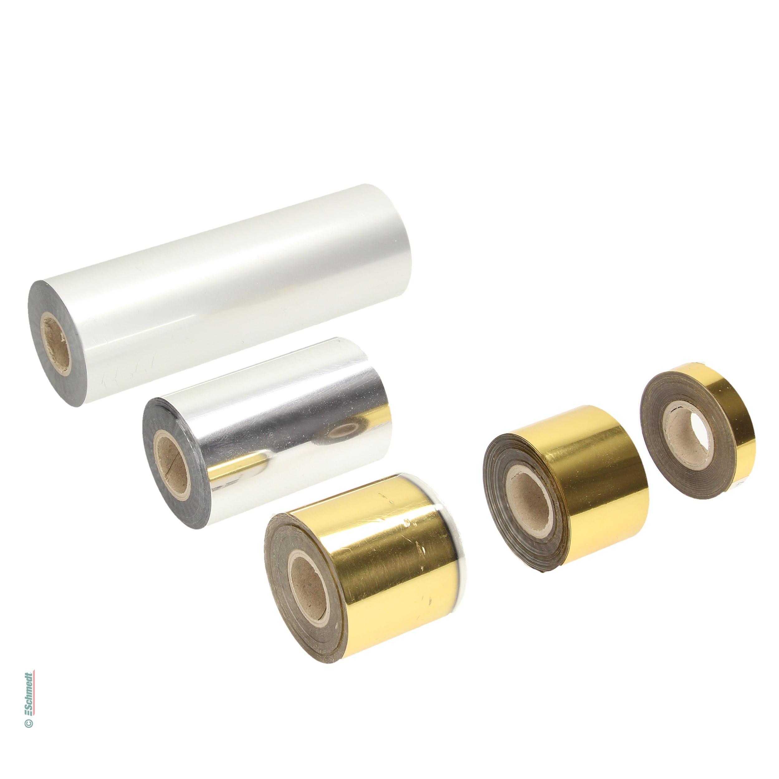 Hot-stamping foil Type 17 - metallic - Roll length: 122 mts - Allround foil, suitable for unprinted, printed and varnished papers and cardbo... - image-1