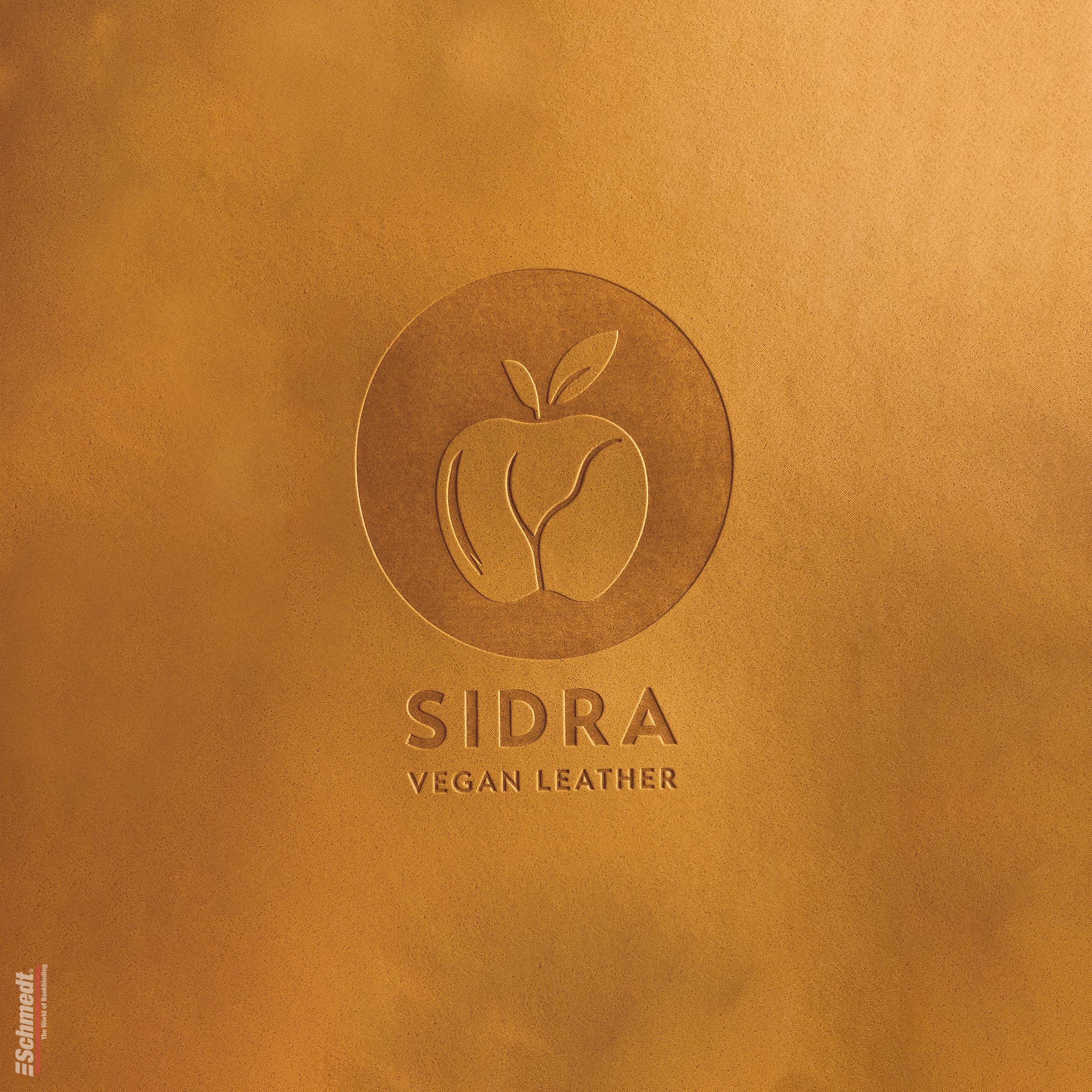 Sidra • cuero de manzana - Color 003 - curry - Aplicación: para tapas de libros de alta calidad, álbumes, menús, cajas etc.... - imagen-1