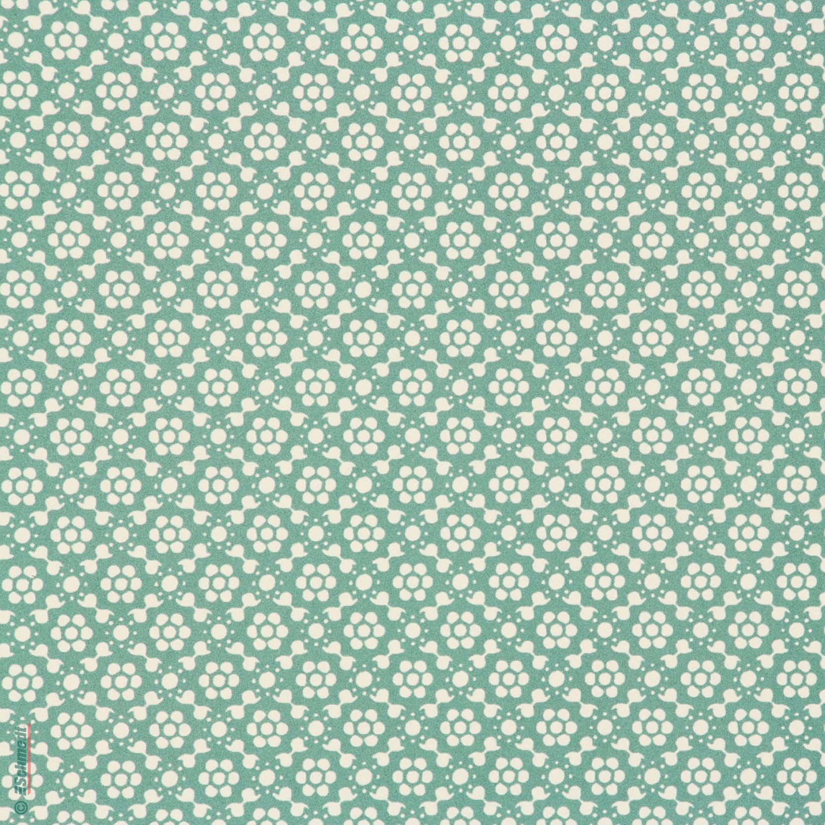 Retro-Blumen grün
