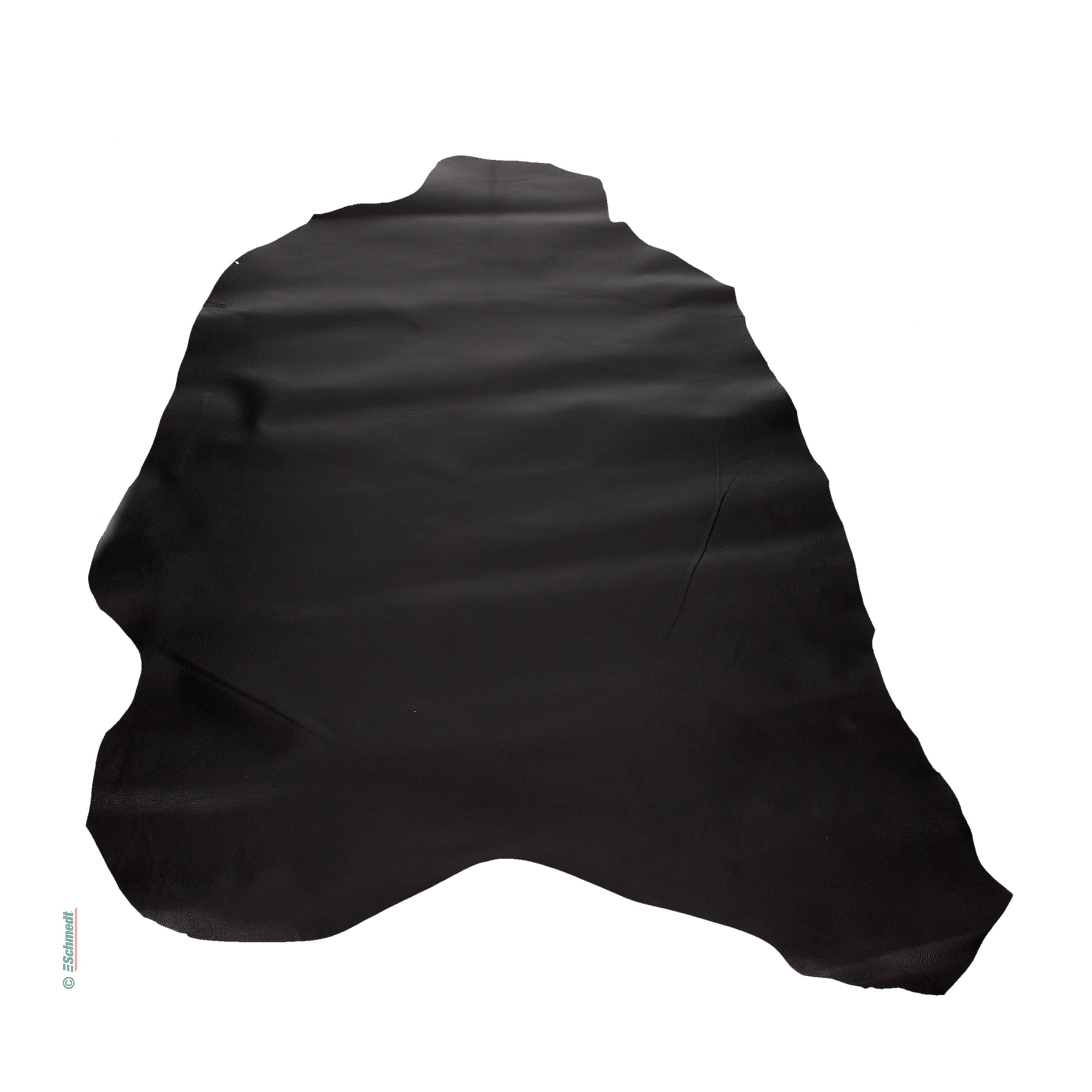 Capra-Ziegenleder - Farbe 012 - schwarz - Größe II - extra groß - zur Herstellung von hochwertigen Büchern mit Echtleder-Einband oder zur Re...