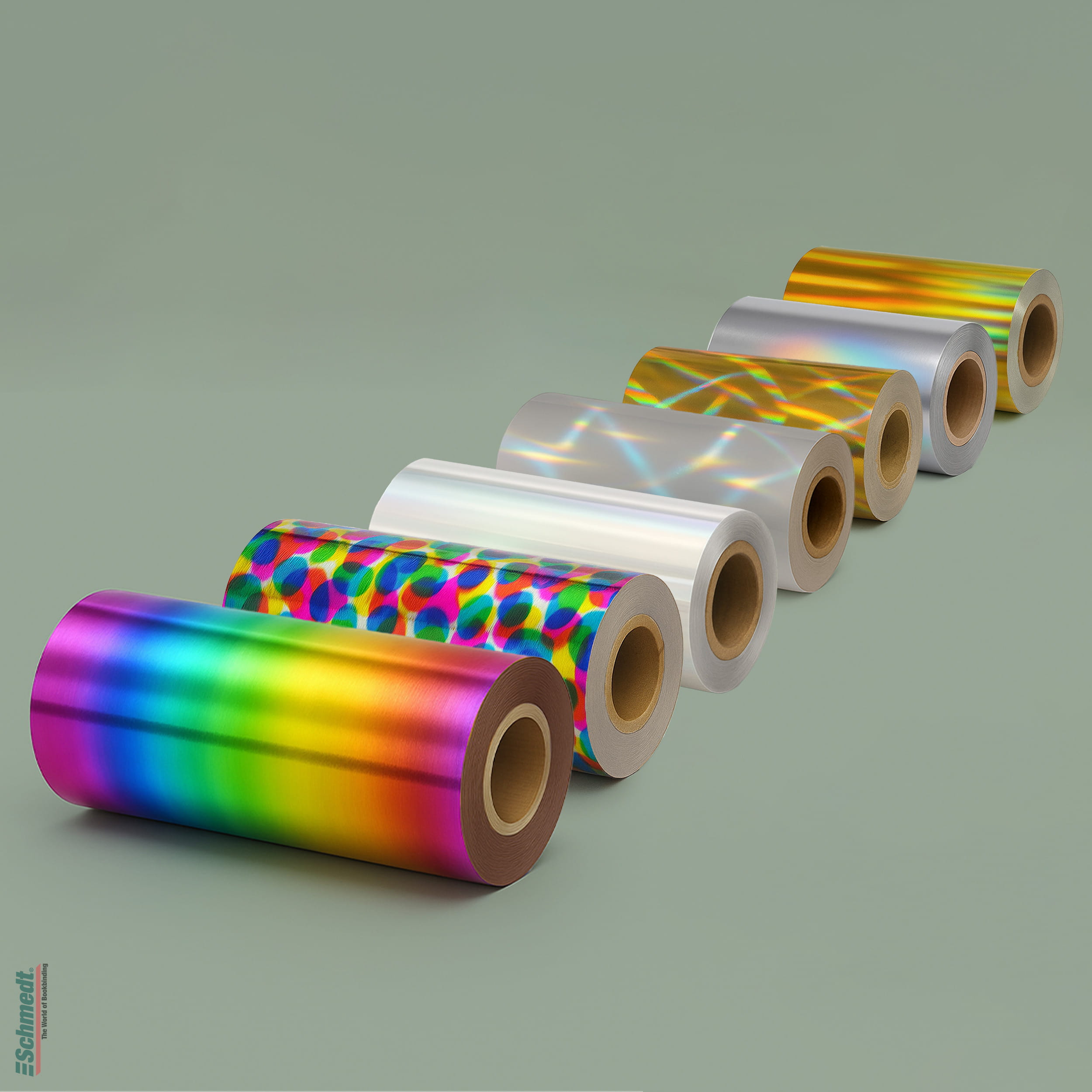 Hot-stamping foil Type 21 - holographic - Roll length: 122 mts - ...