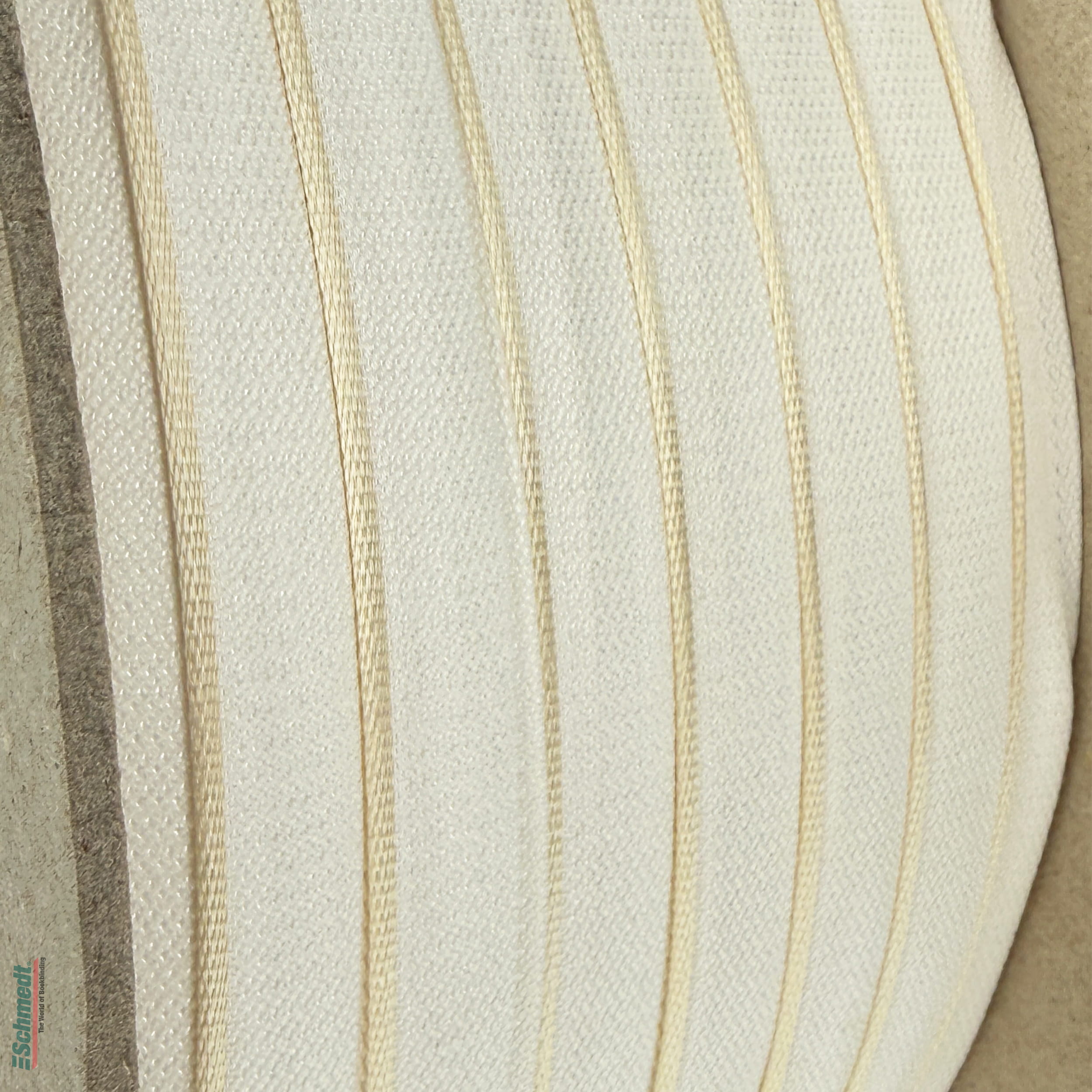 Kapitalband - Premiumqualität - Farbe 204 - creme - Rollenlänge (in m) 500 - Farbiges Band, auch Kopfband genannt, das bei Hardcover-Büchern... - Bild-2
