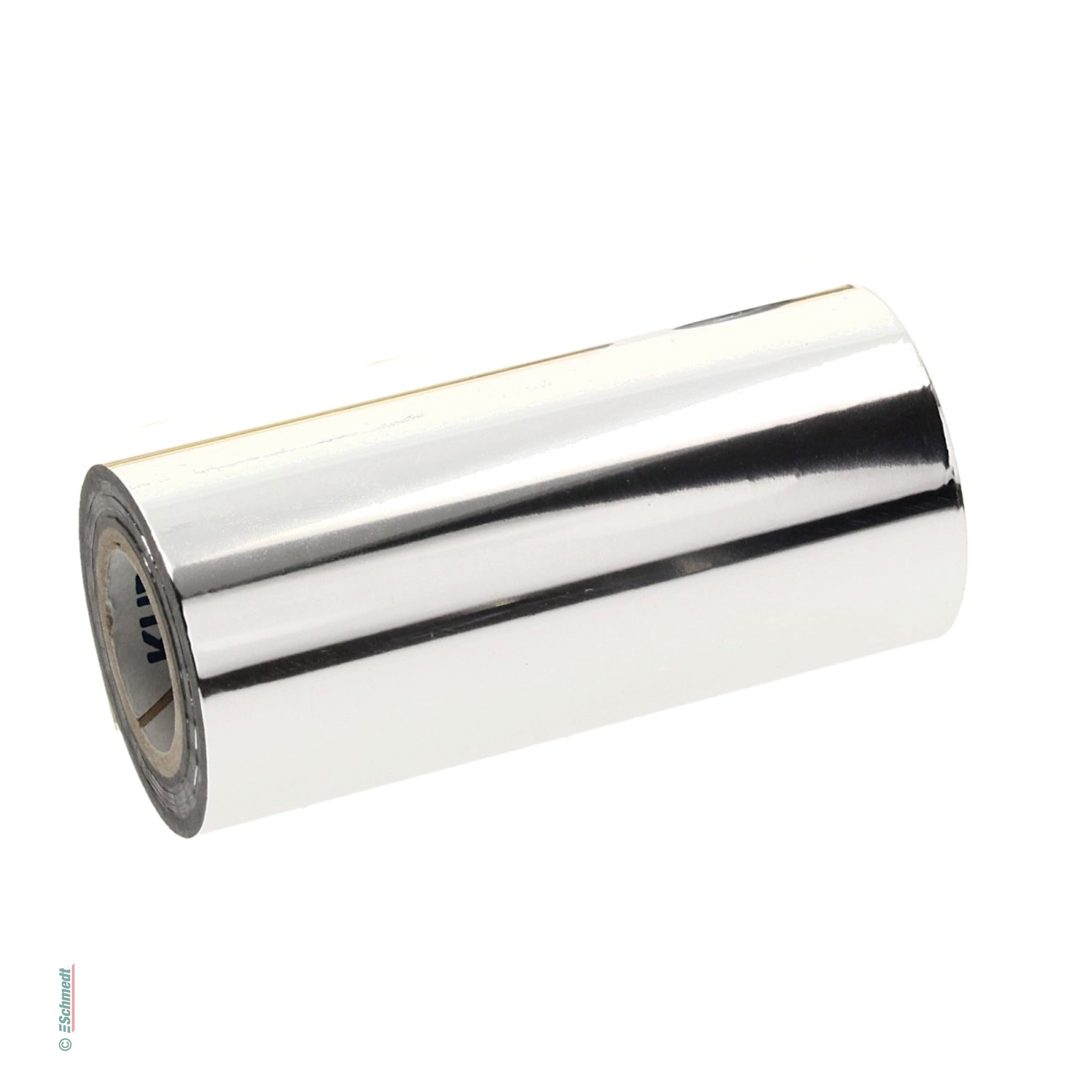 Hot-stamping foil Type 100, high gloss - Width (in mm) 40 - Colour Shade silver - suitable for almost any surface in the graphic industry, e...