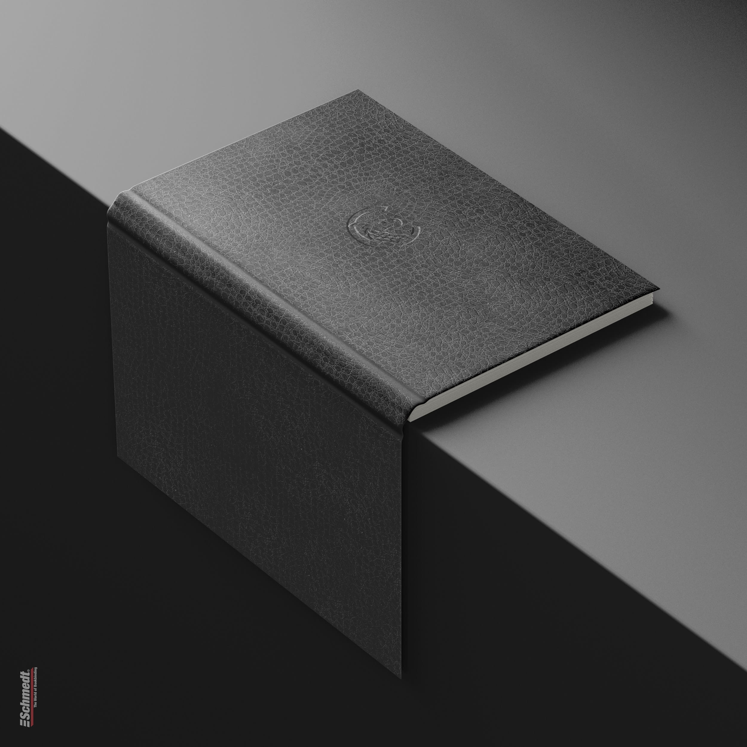 Chimera • Faux leather paper - Colour 032 - grey - cover paper for books, files, folders, boxes, cases, packagings etc.... - image-1