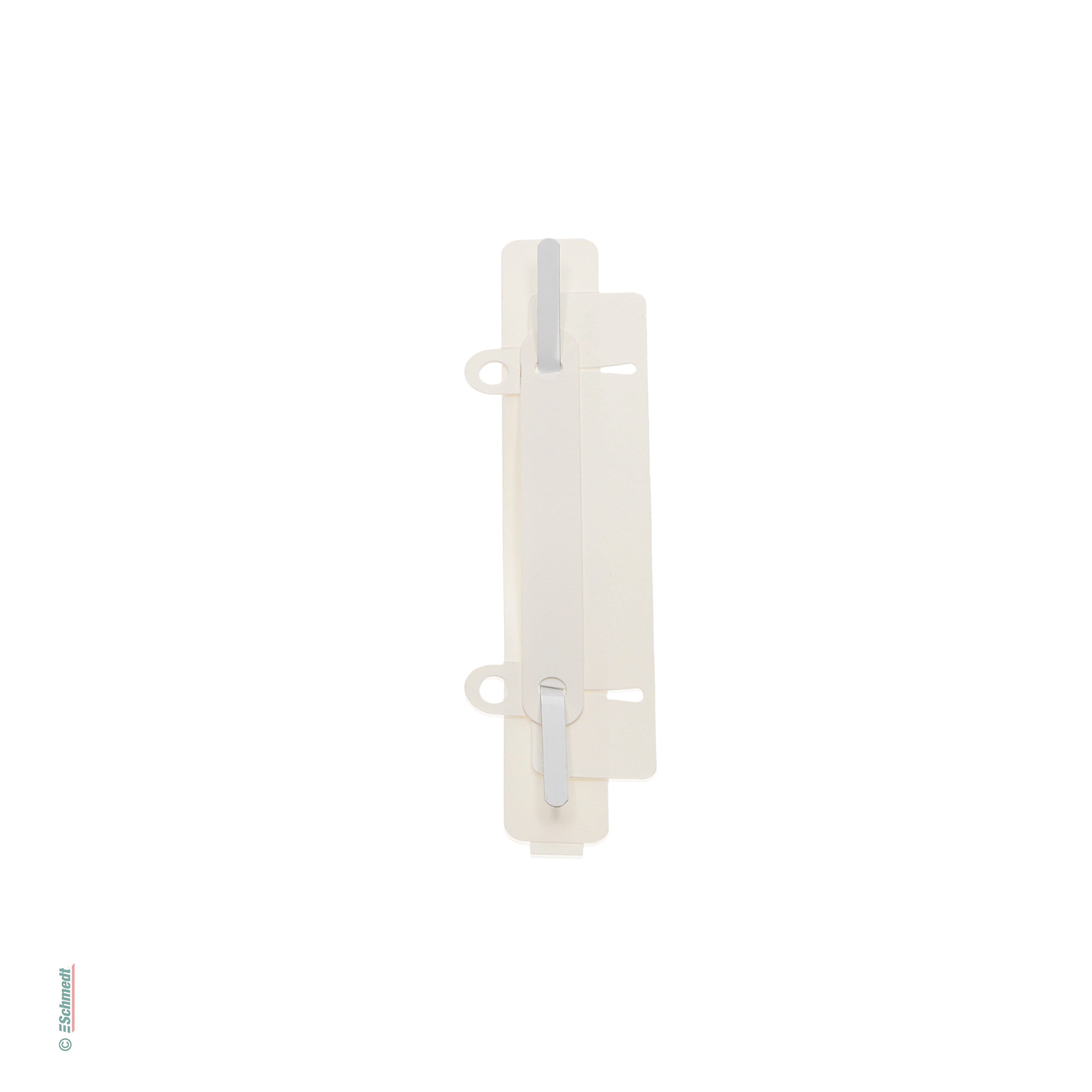 Filing mechanism, self-adhesive - Dimensions 150 x 20 mm (ground plate) - Colour white - Filing mechanisms to glue into presentation folders...