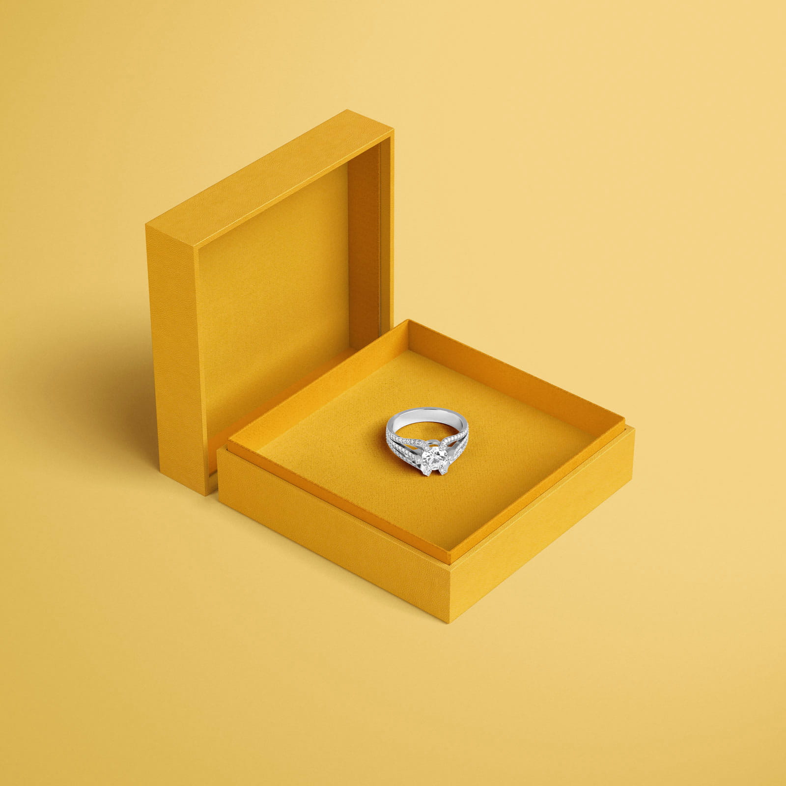 Englisch Buckram • toile de reliure de qualité supérieure - Couleur 540 - jaune - couvertures de livres, livres-biblithèque, 
cartes de men... - image-1