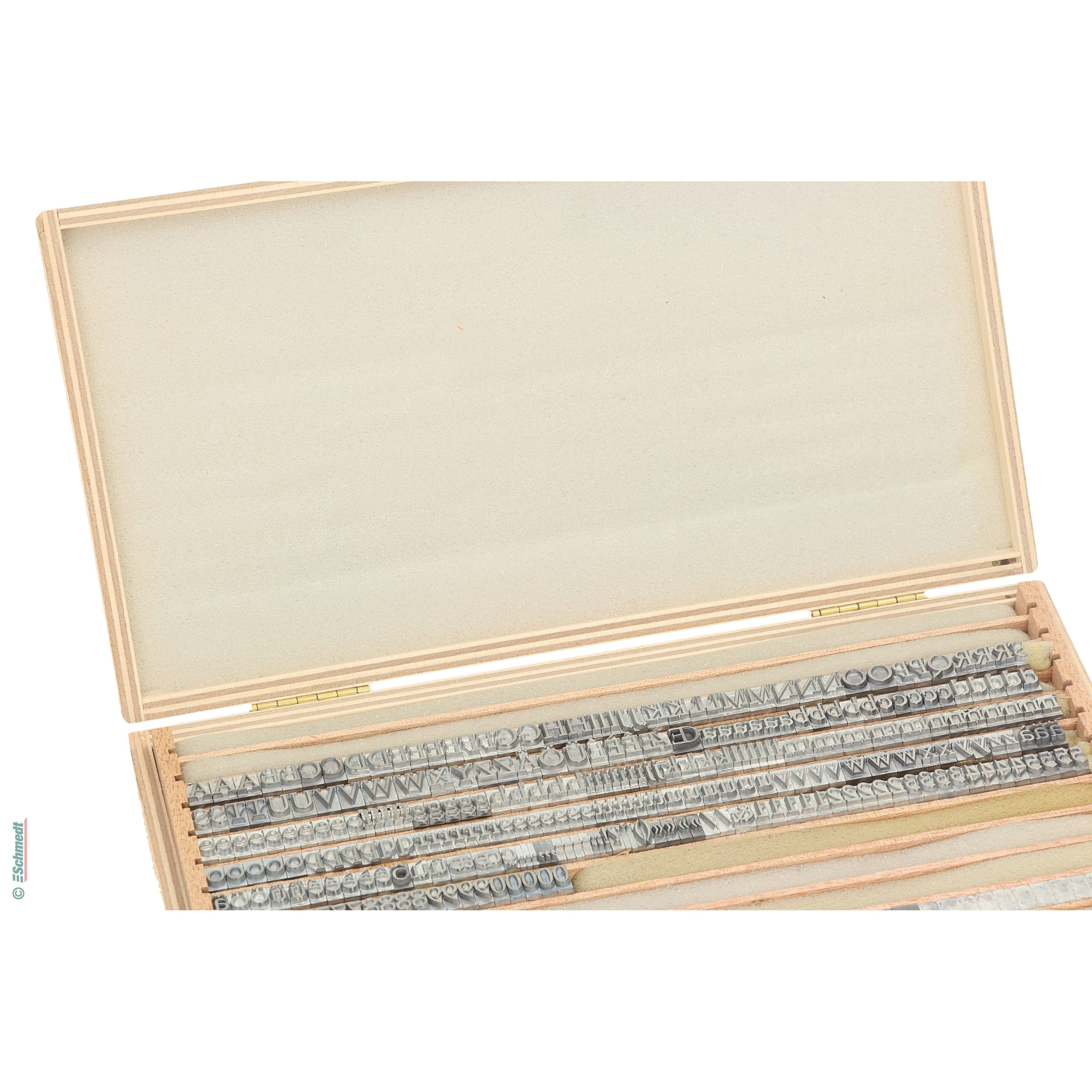 Haas typestyle Bodoni Antiqua - made of zinc-aluminium - to insert into a typeholder (manual of for blocking press) for hot-foil stamping of... - image-1