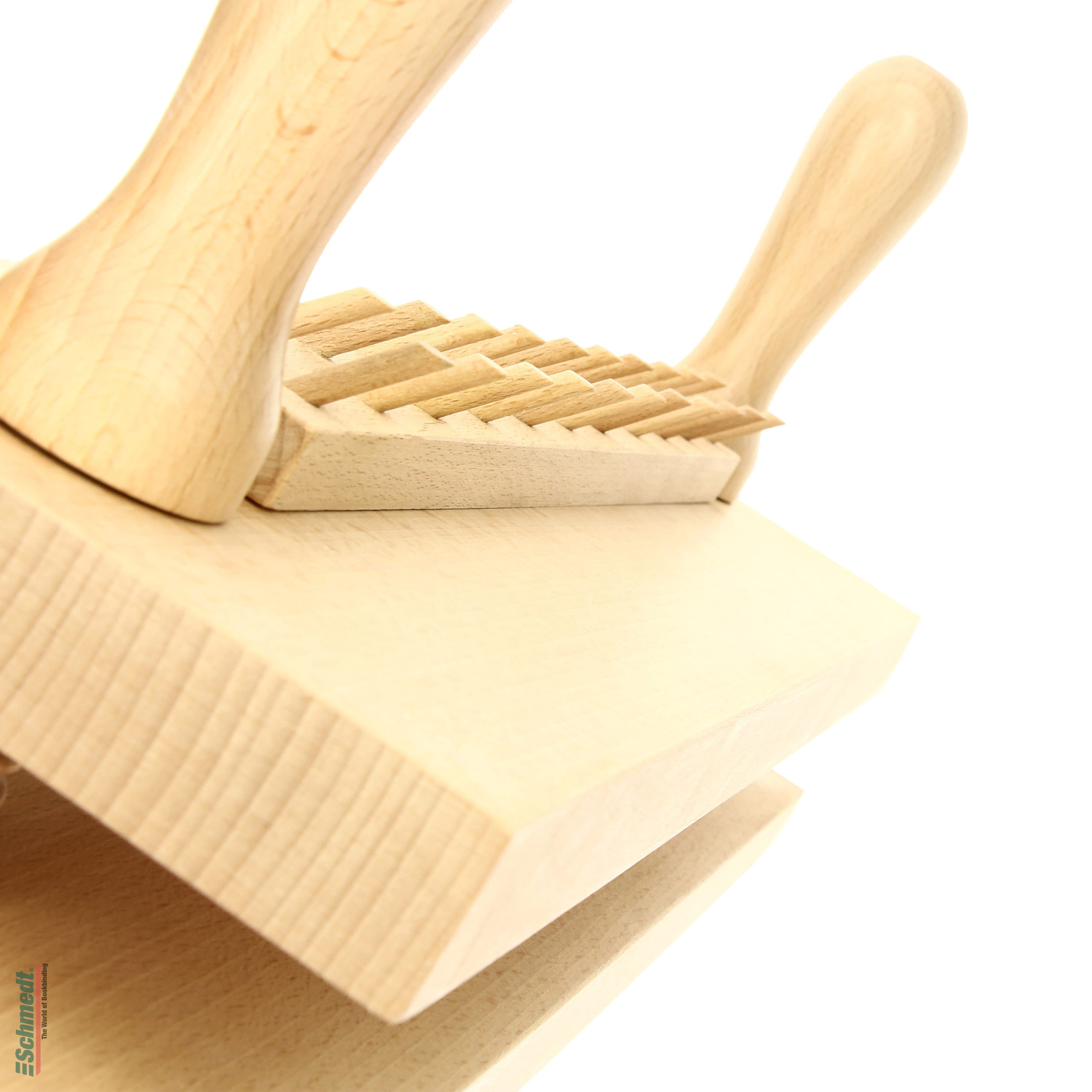 Paar Abbundleisten für Vergoldeklotzpresse - Breite: 35 cm / (2 Stück = 1 Paar) - zum Fadenabbinden auf der Vergoldeklotzpresse... - Bild-4