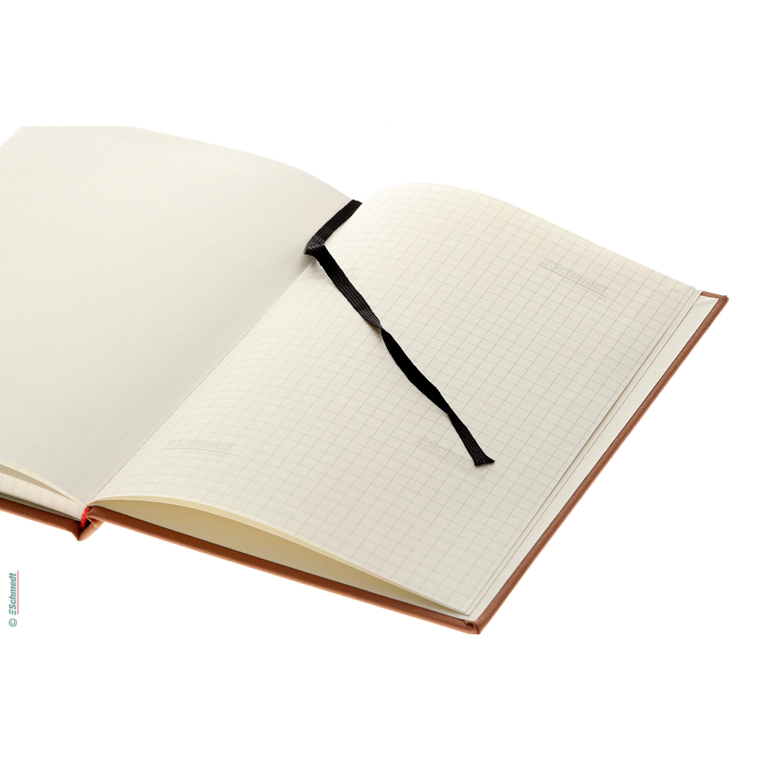 Ruban signet (marque-page) - Couleur 008 - noir - Largeur (en mm) env. 4 - 5 - Longueur de rouleau (en m) 100 - est fixé à la tête d'un livr...