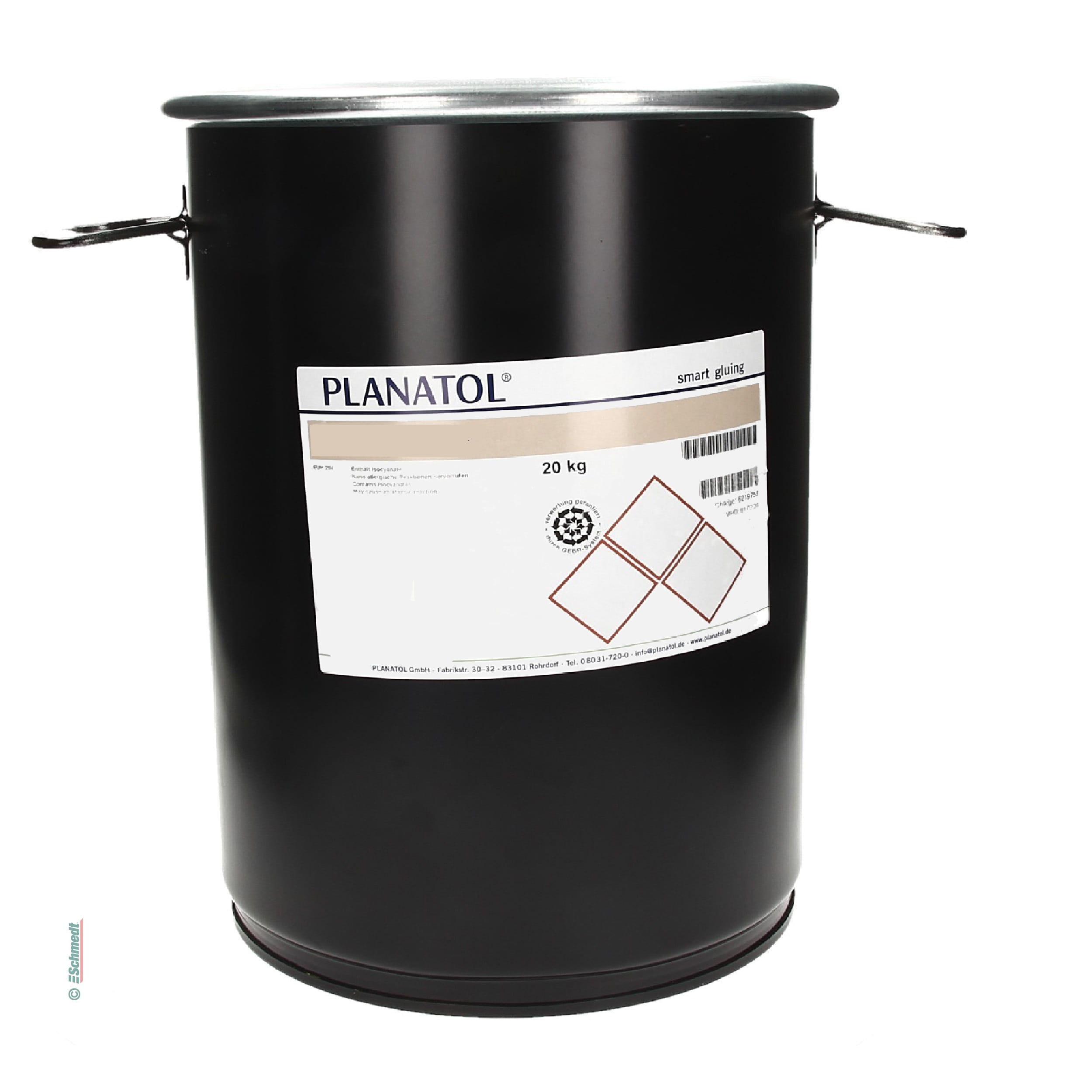 Planatol PUR 2880 - Contenido Recipiente / 20 kg - Aplicación: para lomos con adhesión excelente, también para papeles con dificultades y fo...