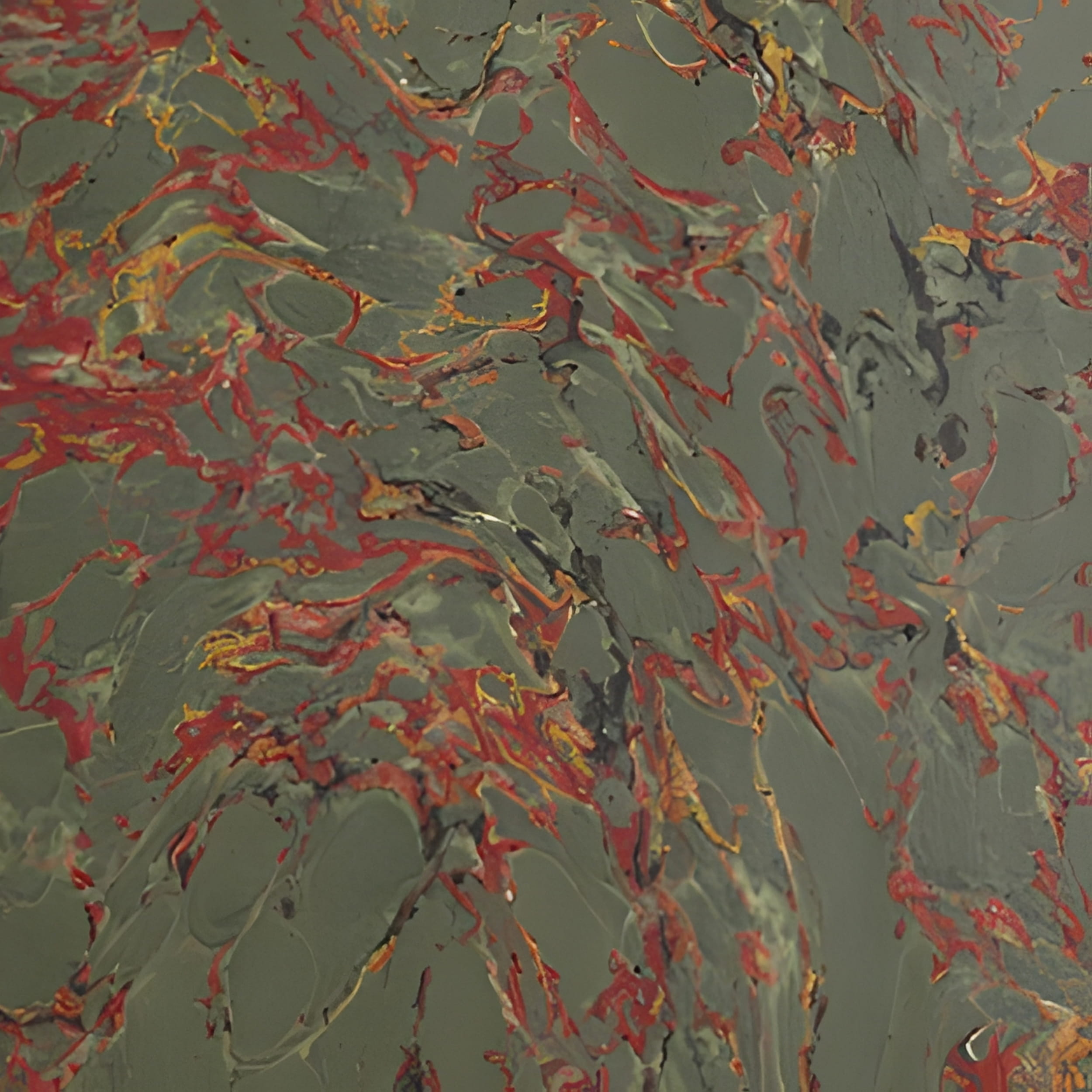 Französisches Marmorpapier - Farbe 012 - dunkelgrün - Beziehen von Bucheinbänden, Kästen, Schachteln oder für Bastelarbeiten...