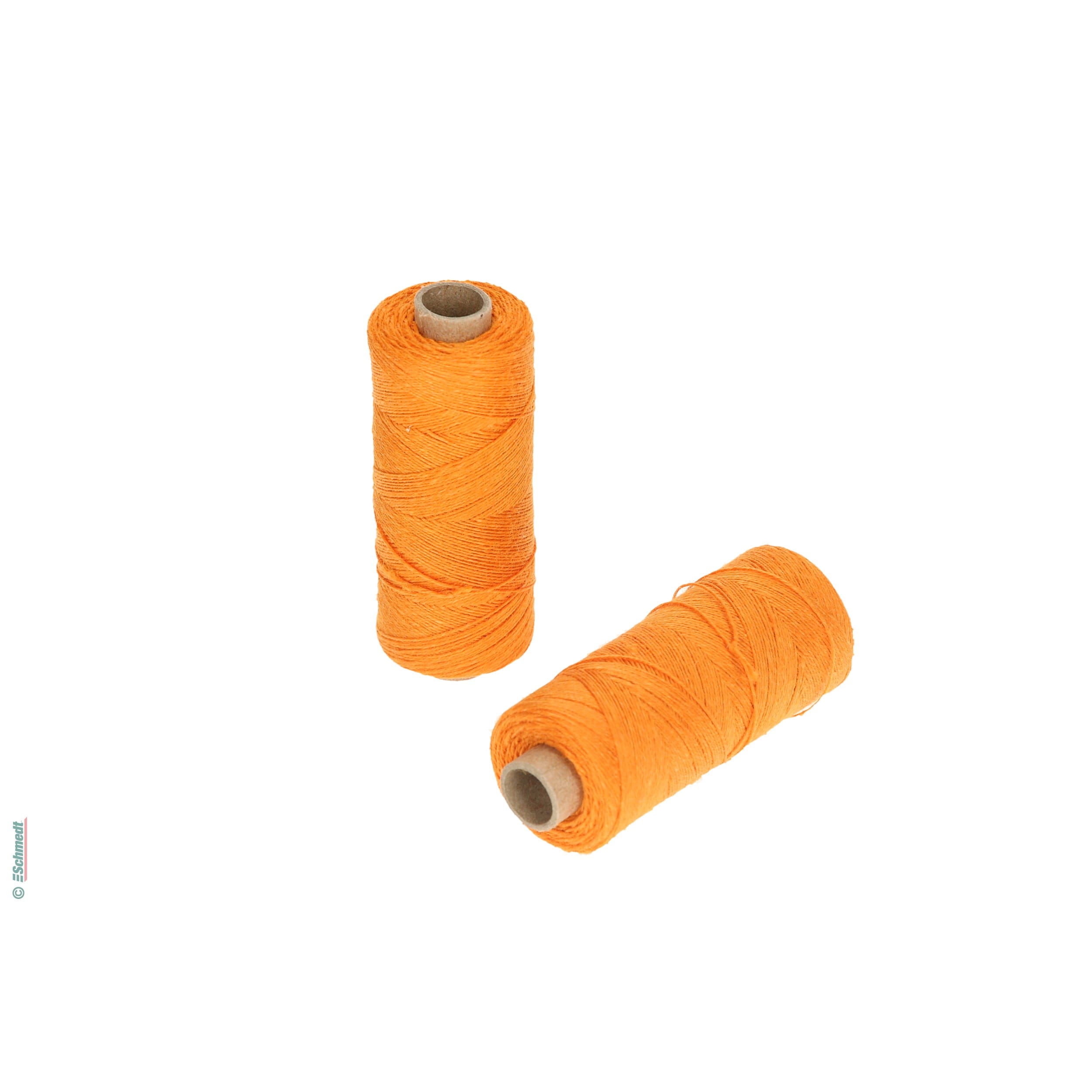 Sewing thread | coloured - Size 18/3 - appro. 0.55 mm - Colour 56 - orange - for manual thread-stitching...