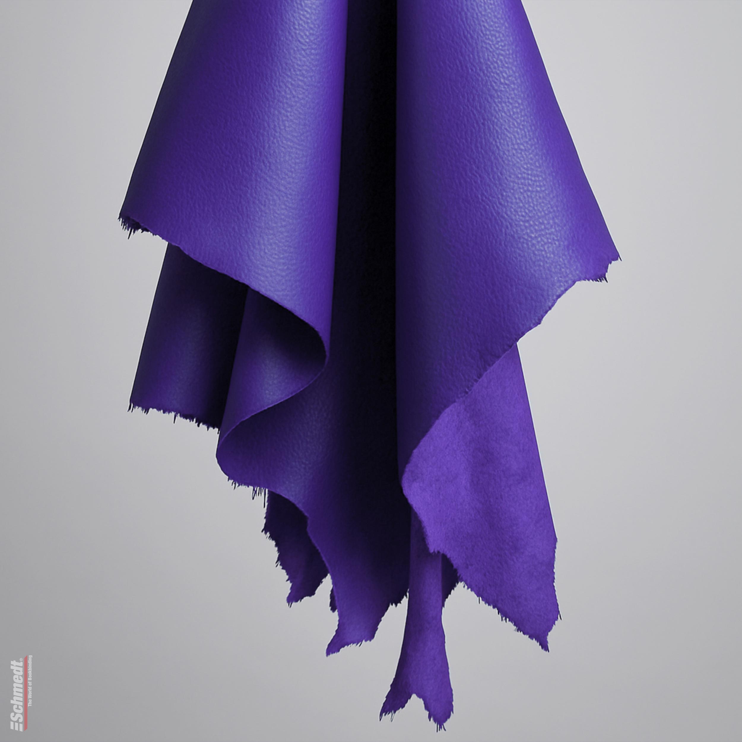 Oase-Ziegenleder - Voll-Leder - Farbe 029 - violett - Größe I - Standard - zur Herstellung von hochwertigen Büchern mit Echtleder-Einband od... - Bild-1