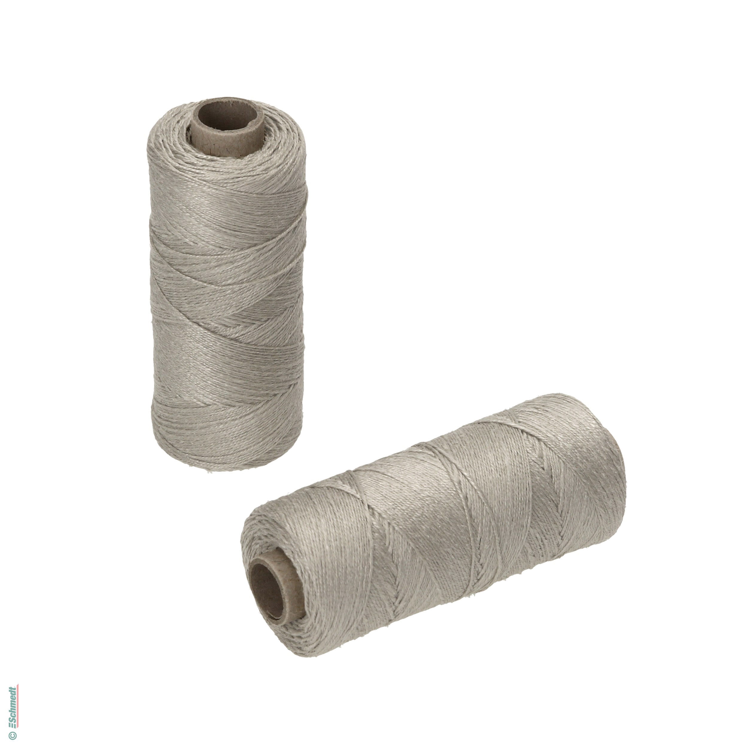 Hilo para coser a mano | de colores - Tamaño 18/3 - aprox. 0,55 mm - Color 43 - gris ceniza - para el cosido con hilo manual...