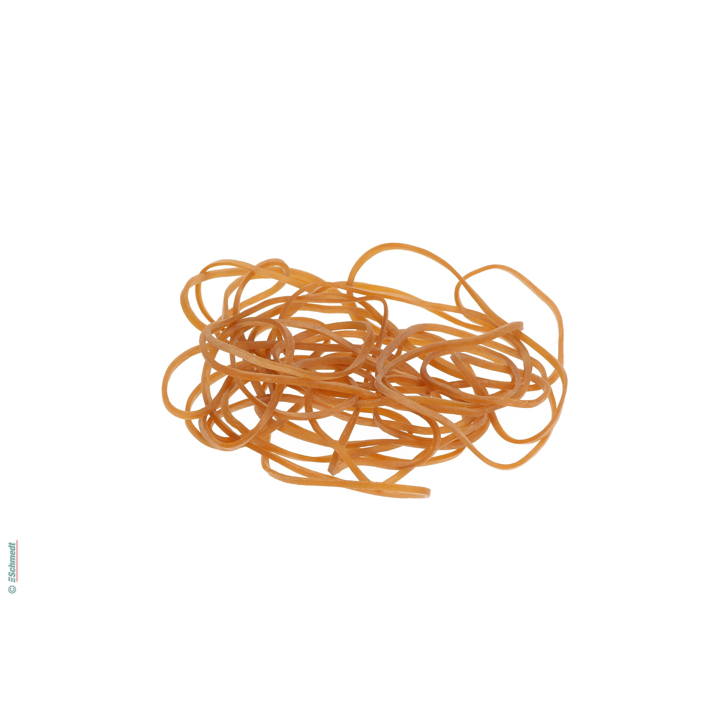 Anneaux en caoutchouc - Couleur jaunâtre-transparent - Diamètre (en mm) 70 - pour empaqueter et fixer... - image-1