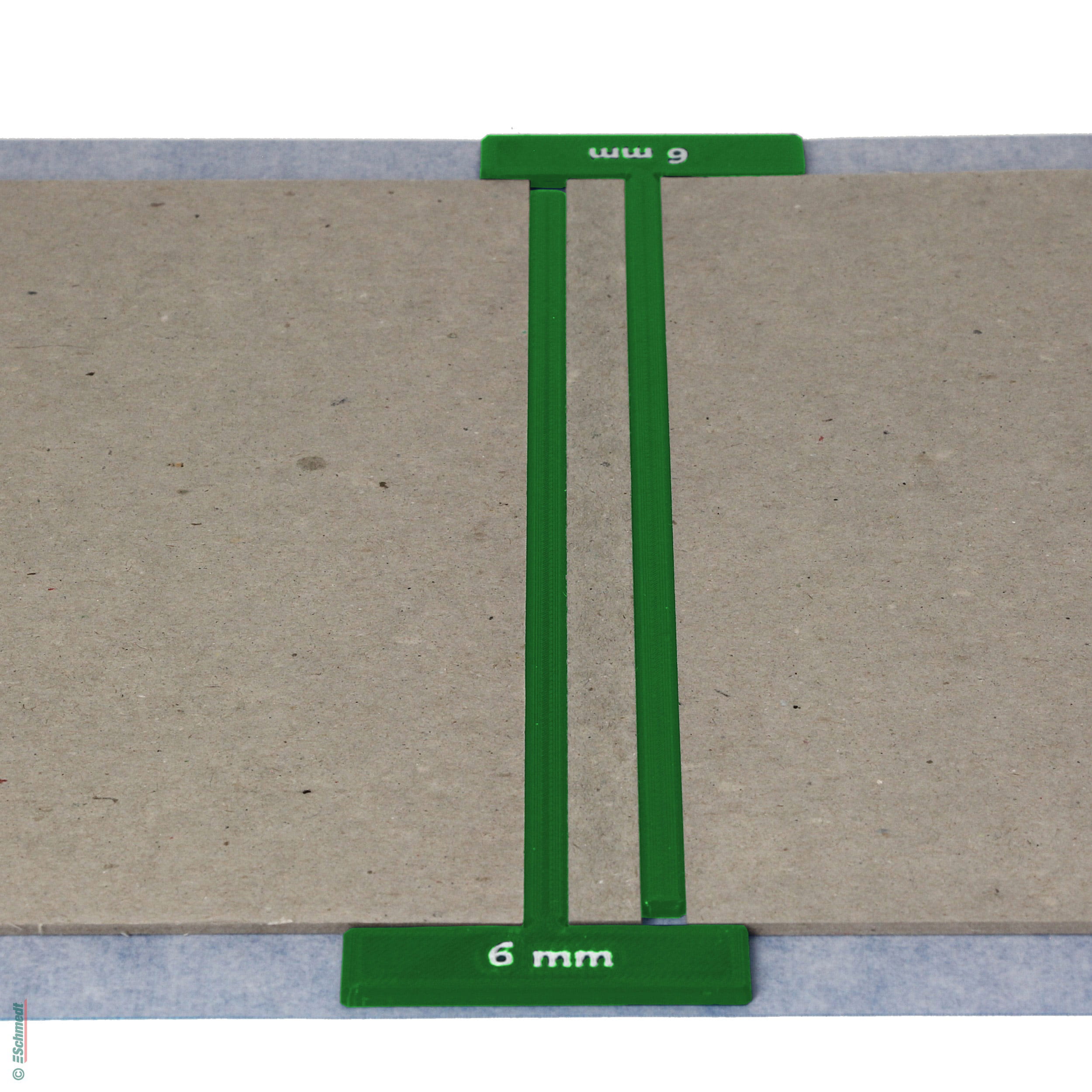 Deckenmachwinkel - T-Form, mit einem Falzsteg - manuelle Buchdeckenherstellung... - Bild-1