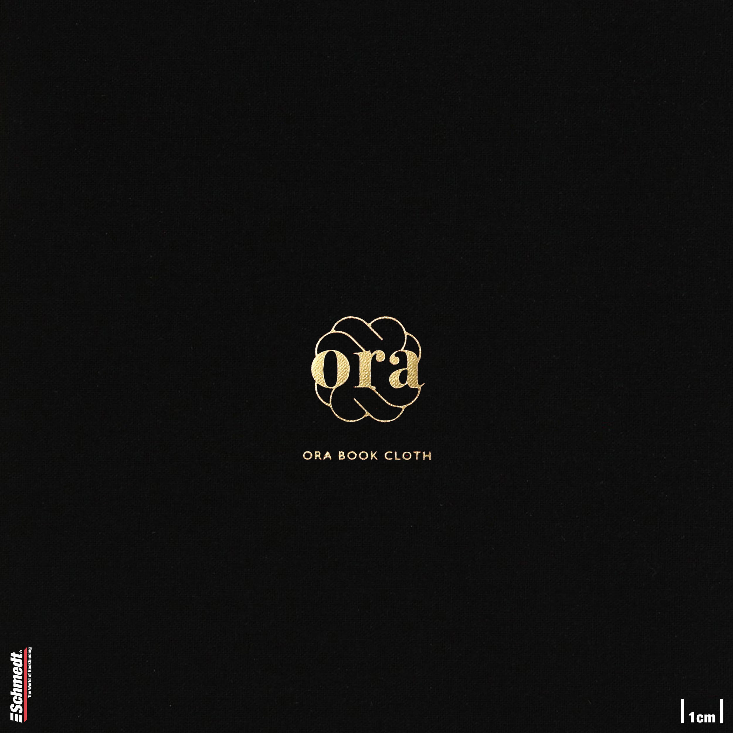 Ora • tela de encuadernación - Color 018 - negro azabache - Aplicación:  para tapas de libros, agendas, archivadores, carpetas, cajas, estuc... - imagen-1