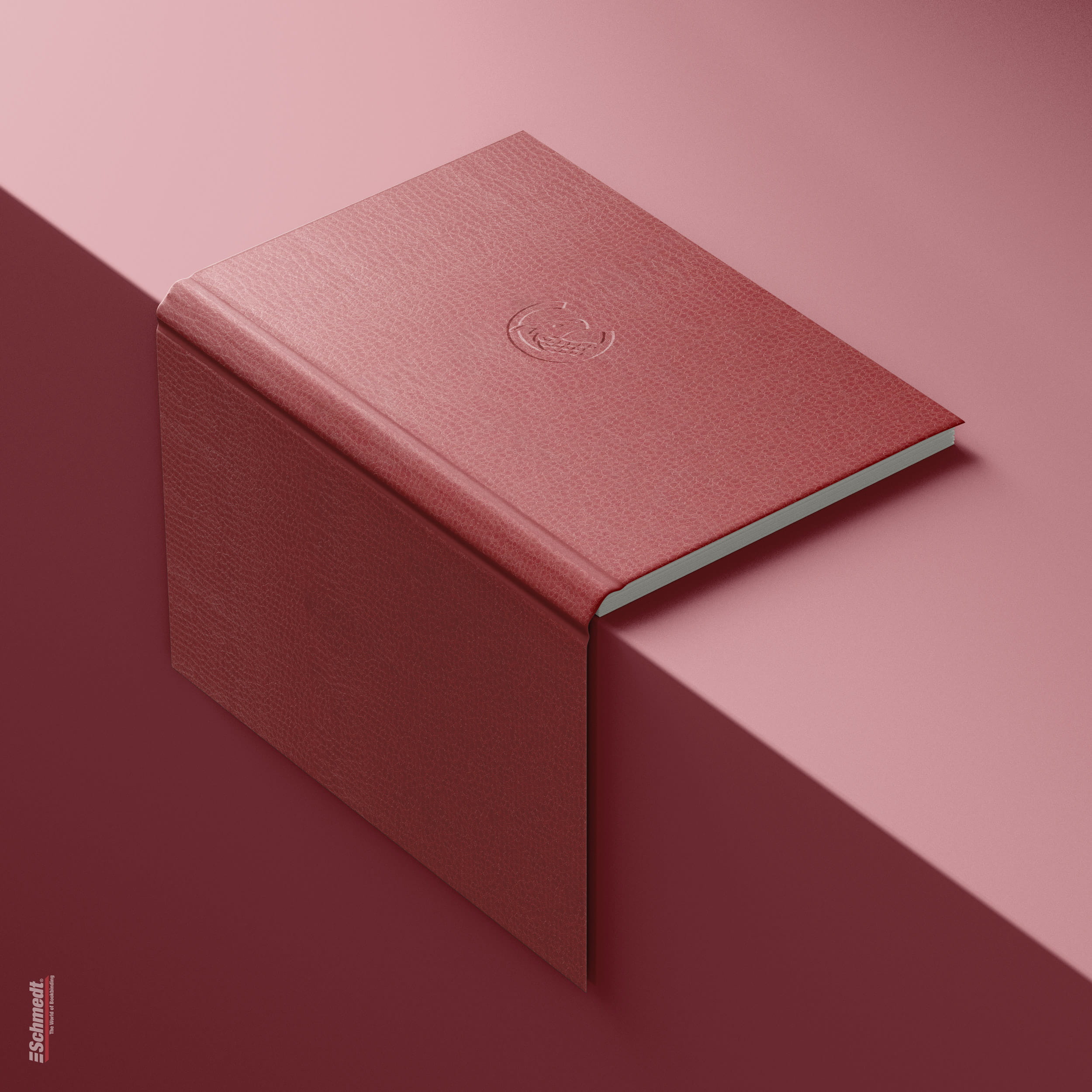Chimera • Faux leather paper - Colour 141 - dusty pink - cover paper for books, files, folders, boxes, cases, packagings etc.... - image-1