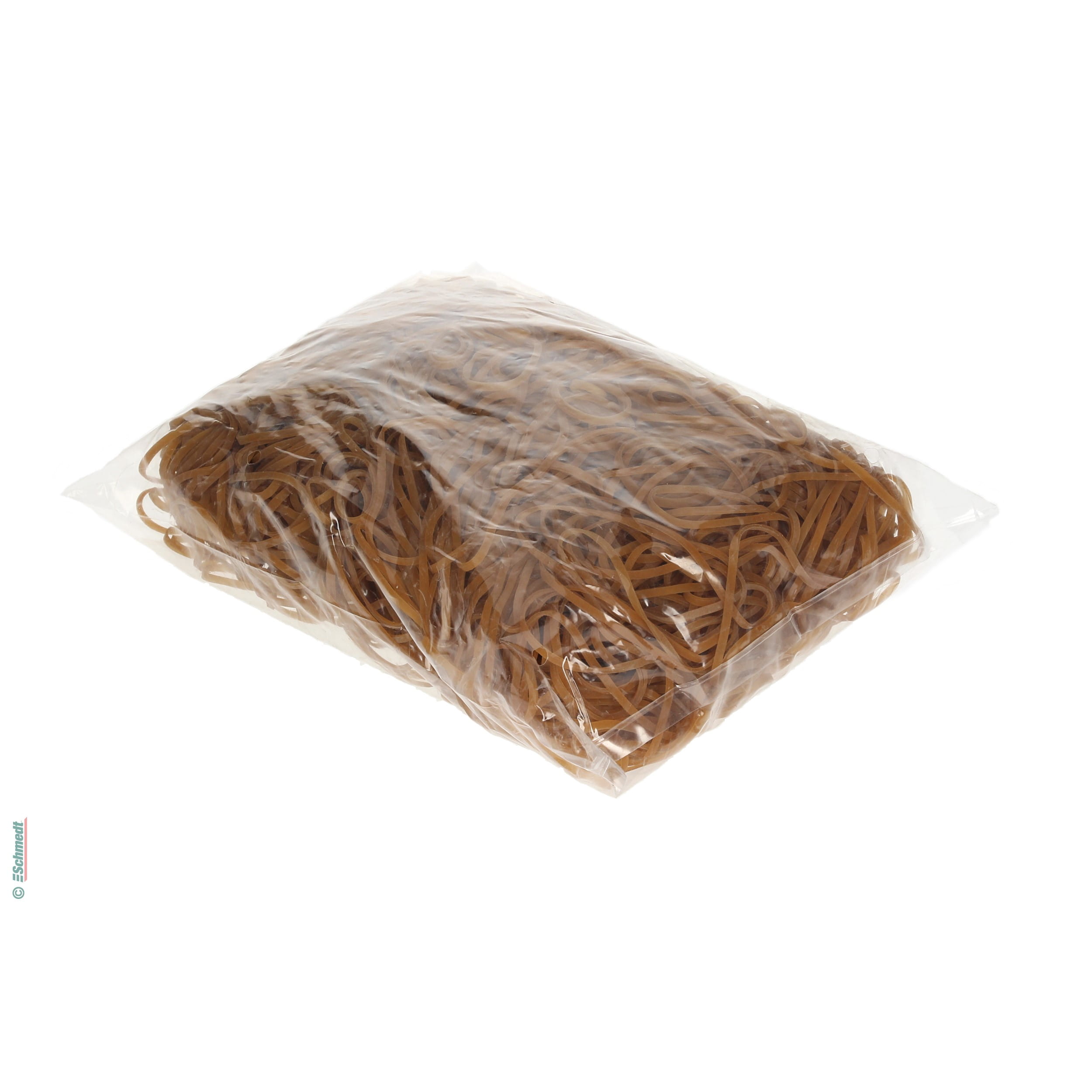 Anneaux en caoutchouc - Couleur jaunâtre-transparent - Diamètre (en mm) 70 - pour empaqueter et fixer... - image-1