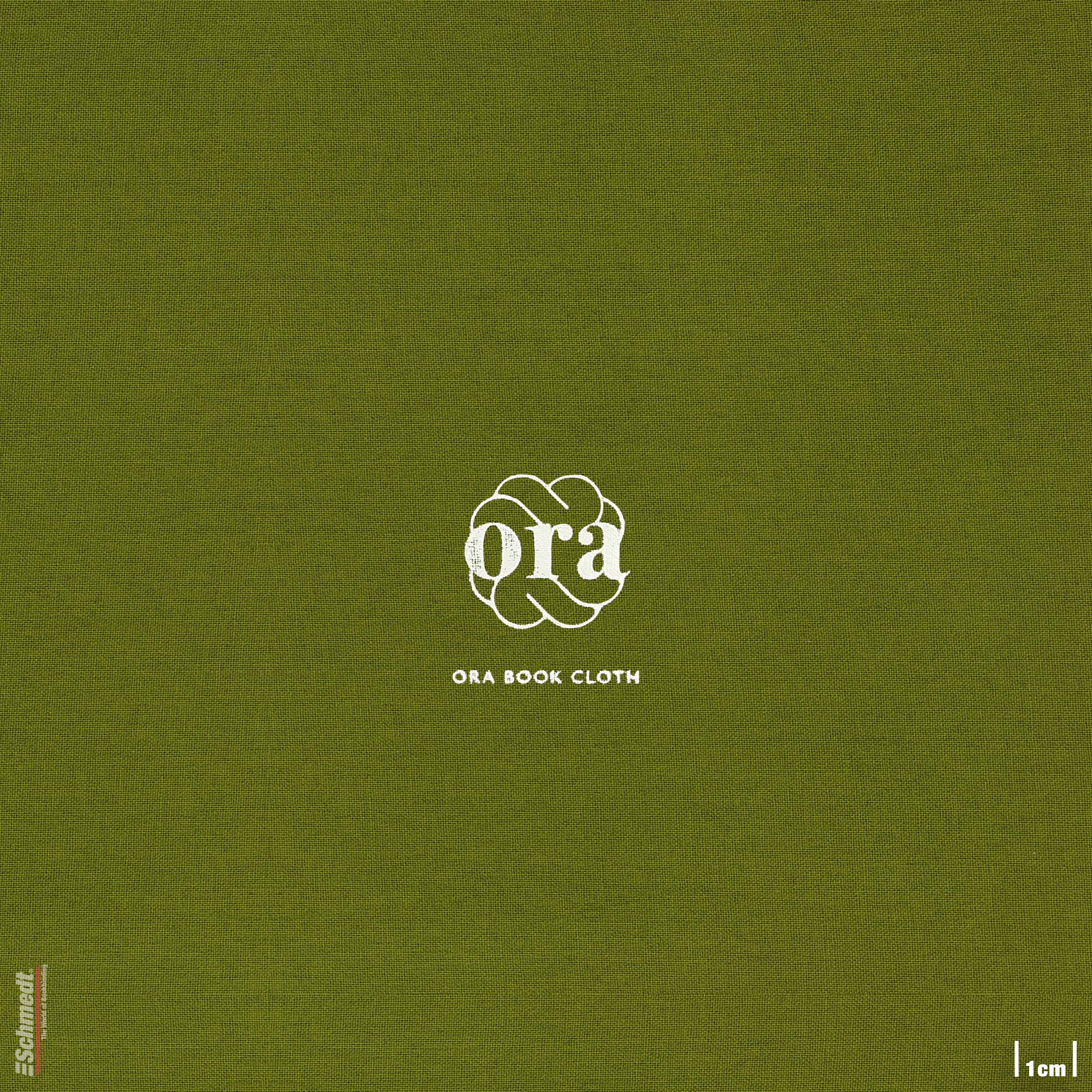 Ora • Buchleinen - Farbe 030 - farngrün - Anwendungen: für Bucheinbände, Notizbücher, Ordner, Mappen, Schuber, Kästen, Schachteln, Etuis, Ge... - Bild-1