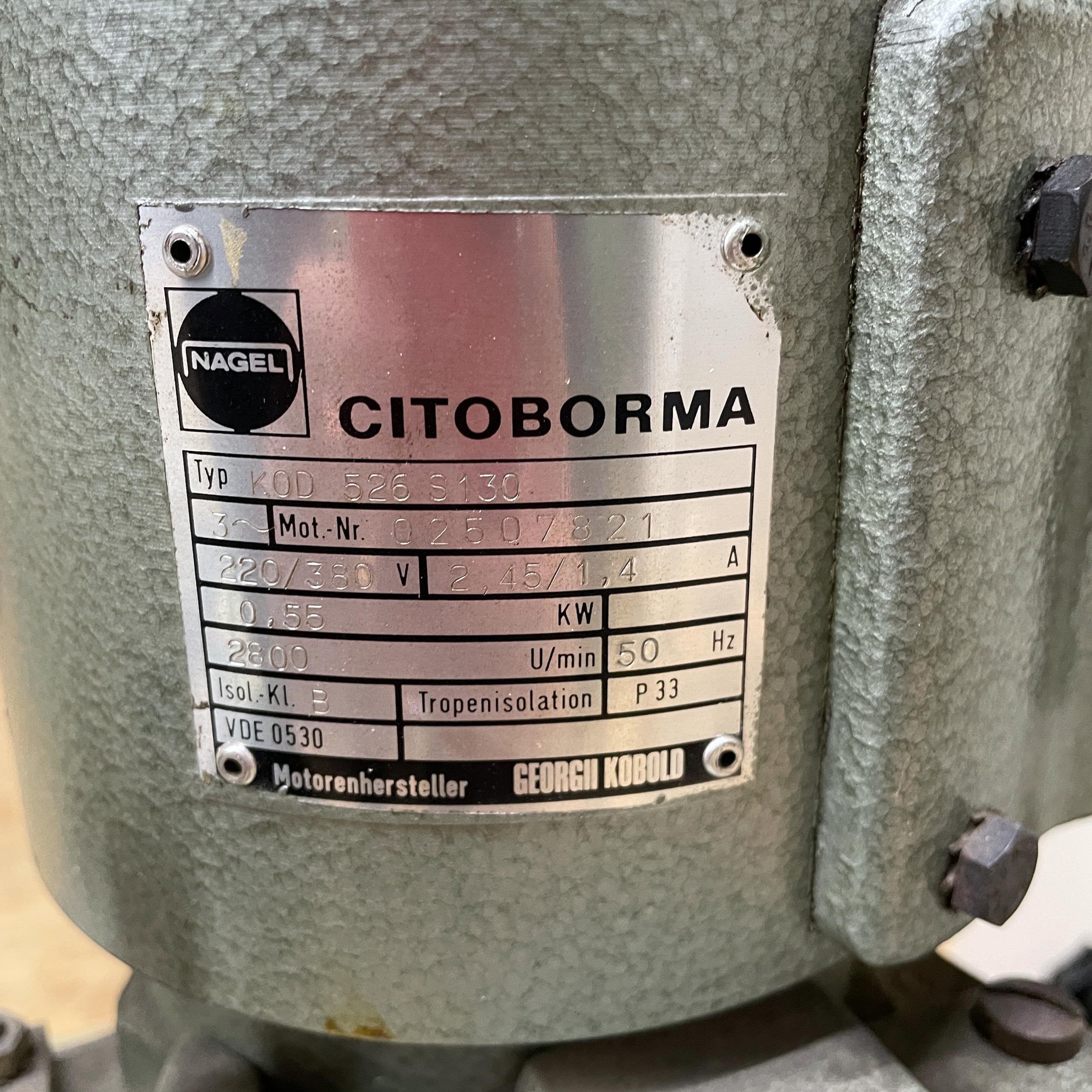 Citoborma - Two-spindle paper drilling machine - Second-hand machine - Type: 526 S130
S/N MOT2507821

This device no longer complies with... - image-1