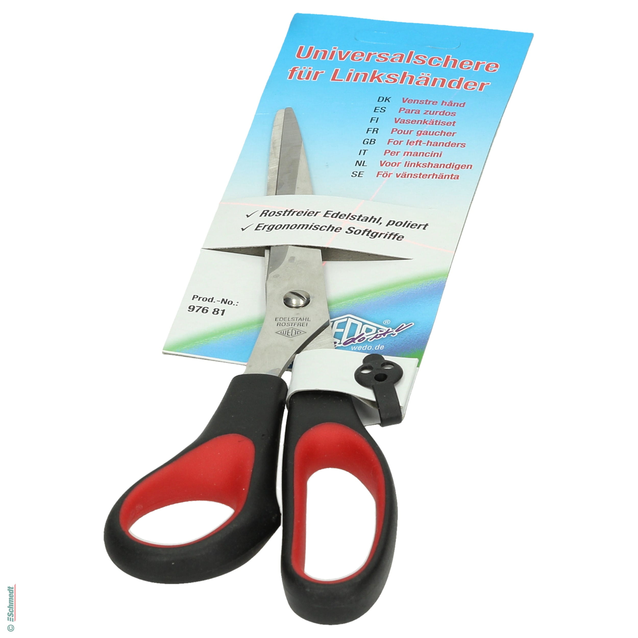 Ciseaux universels - Longueur totale (en mm) 210 - Tranchant pour gauchers... - image-1