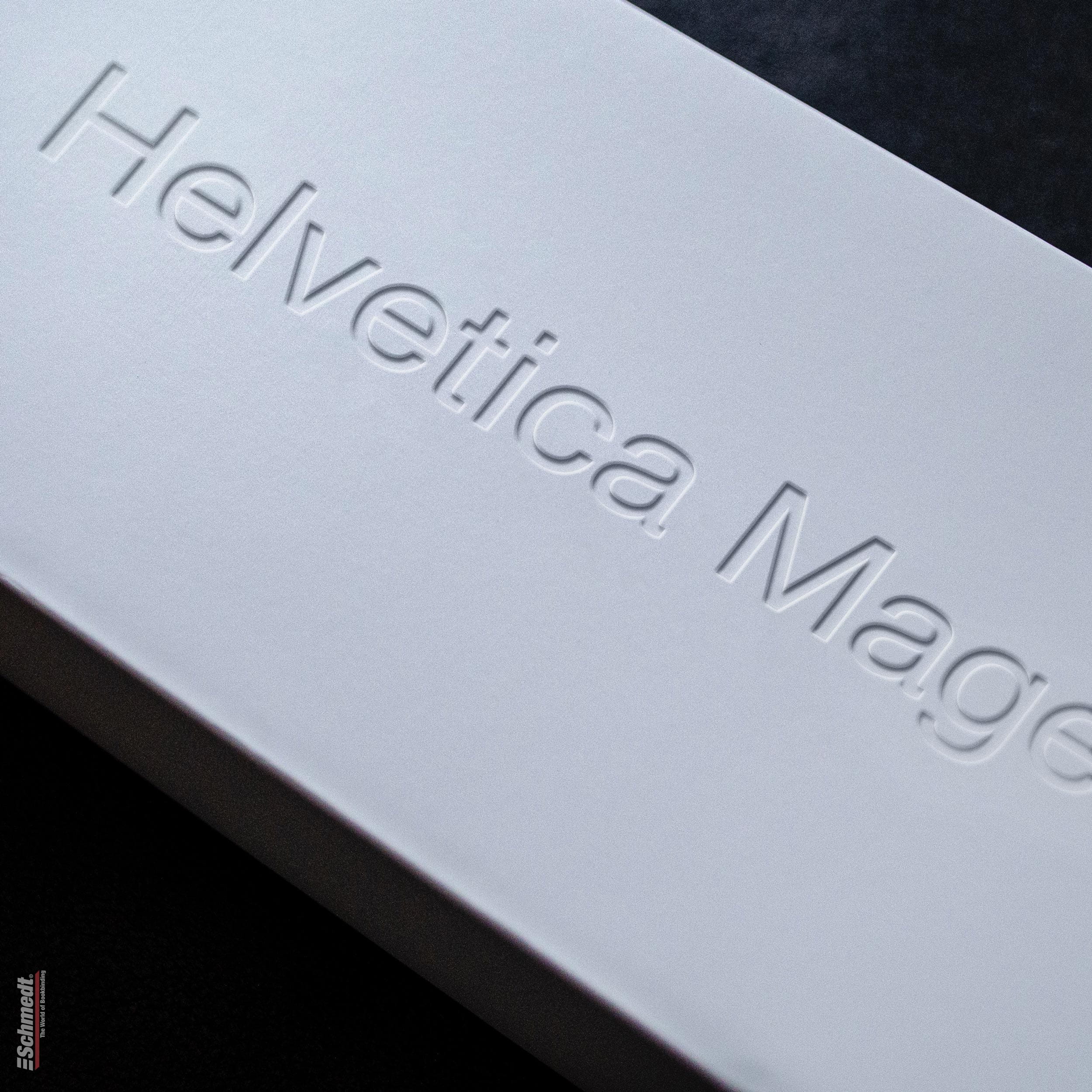 Haas typestyle Helvetica Mager - made of zinc-aluminium - to insert into a typeholder (manual of for blocking press) for hot-foil stamping o... - image-1