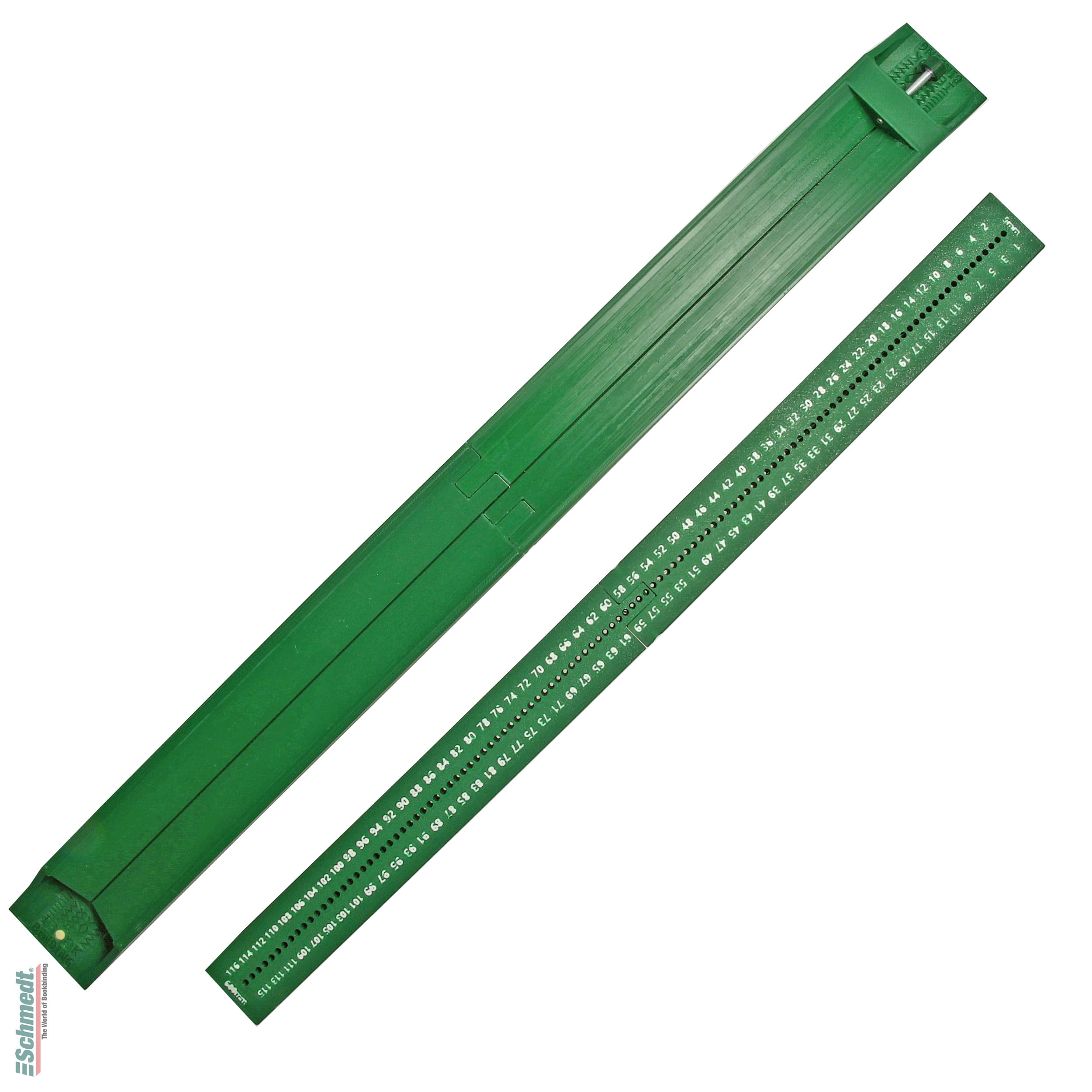 Vorstech-Schiene "Pro" mit 120°-Winkel - zum Vorstechen von Papierlagen vor der Handheftung - zum einfachen und gleichmäßigen Vorstechen von... - Bild-3