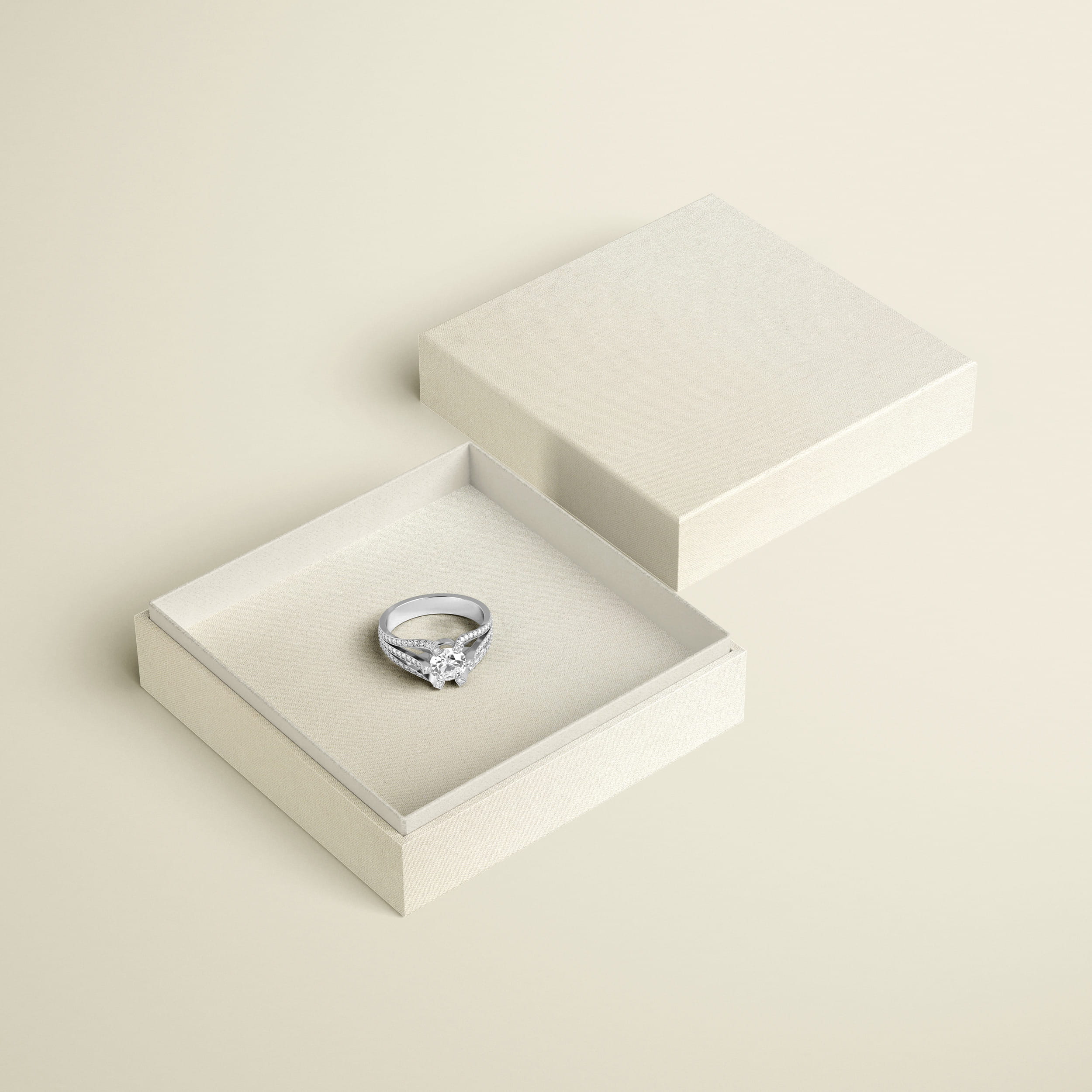 English Buckram Metallic • binding cloth - Colour 6657 - pearl - for book covers, menus, diaries, notebooks, file folders etc.... - image-1