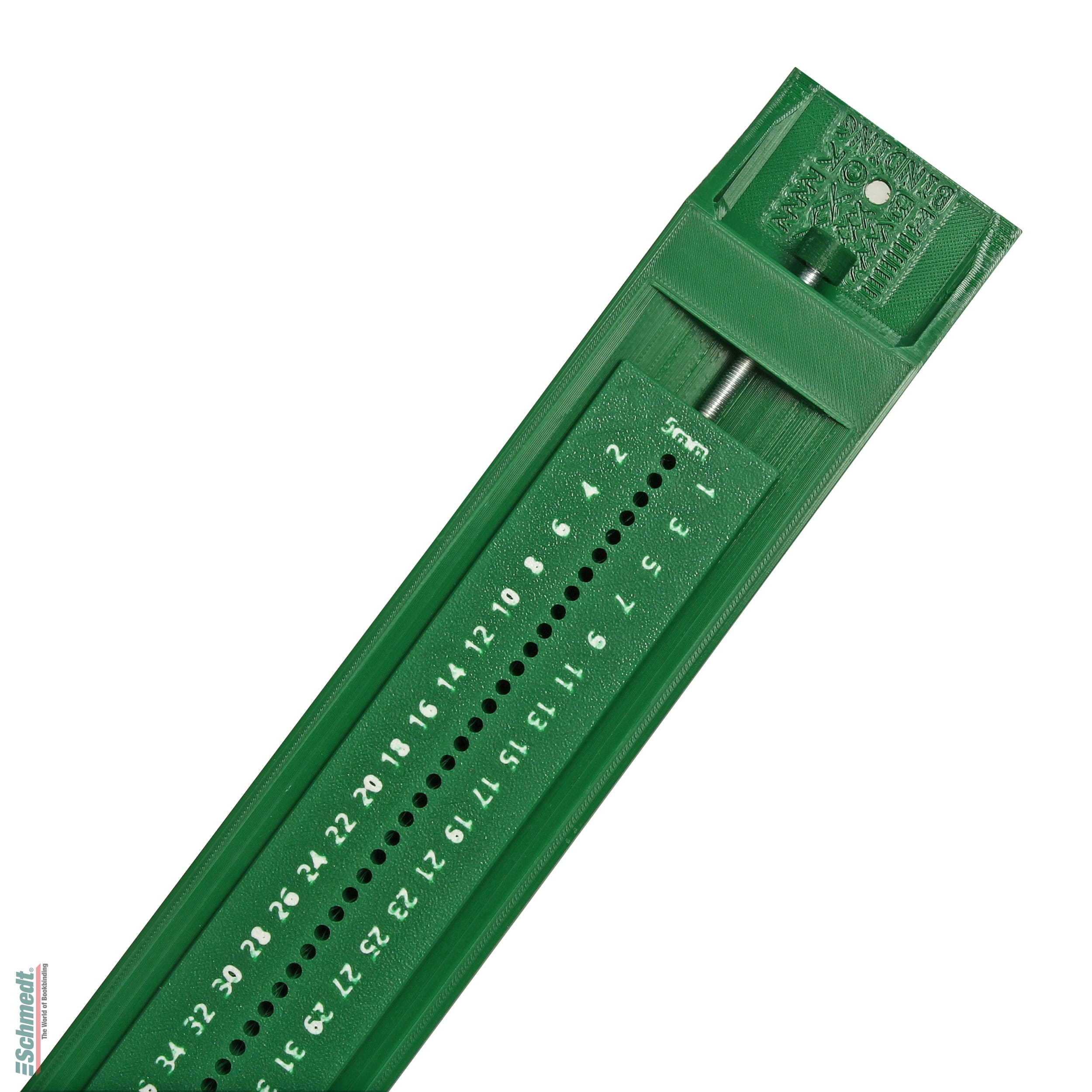 Vorstech-Schiene "Pro" mit 120°-Winkel - zum Vorstechen von Papierlagen vor der Handheftung - zum einfachen und gleichmäßigen Vorstechen von... - Bild-5