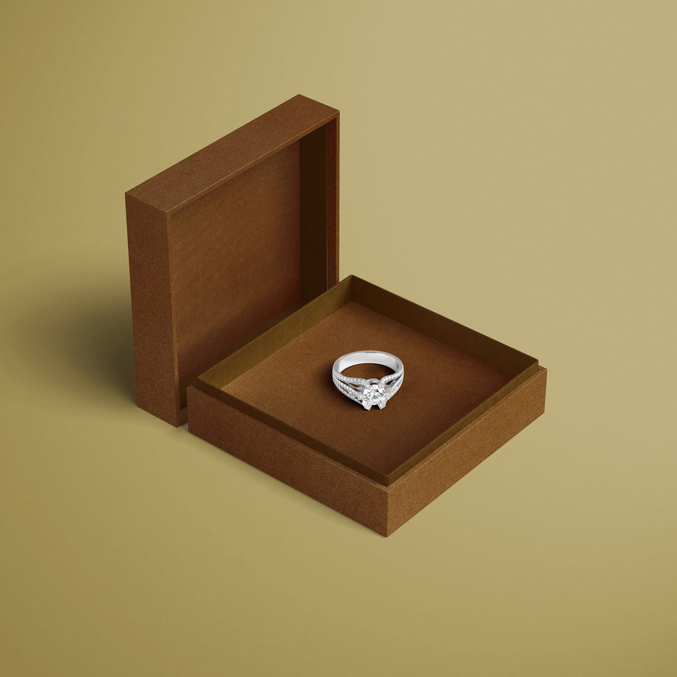 Englisch Buckram | Bibliotheksleinen - Farbe 571 - mittelbraun - Anwendungen: für Bucheinbände, Bibliotheksbände, Speisekarten, Notizbücher,... - Bild-1