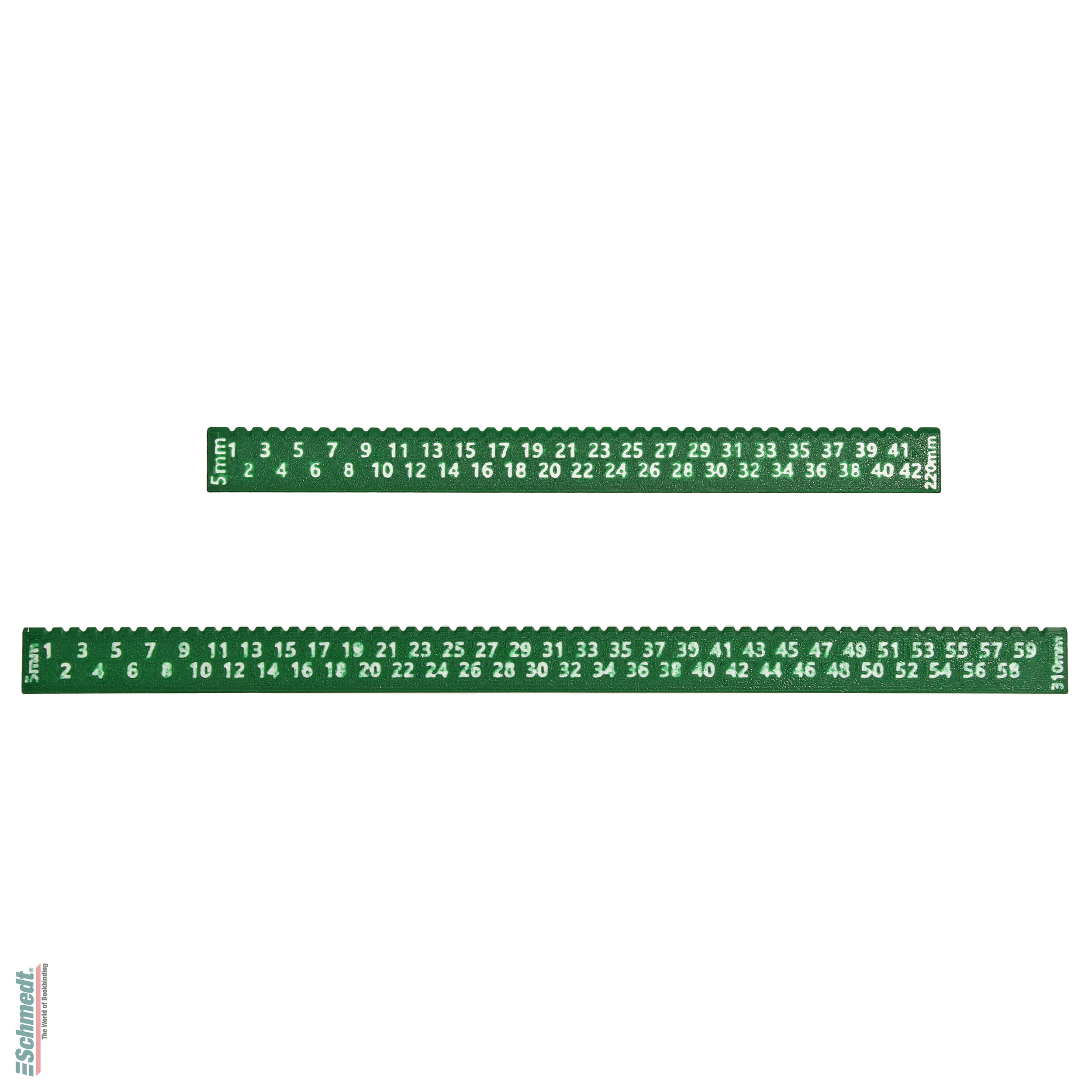 Vorstech-Lineal - zum Vorstechen von Papierlagen vor der Handheftung - zum einfachen und gleichmäßigen Vorstechen von Papierlagen vor der Ha... - Bild-1