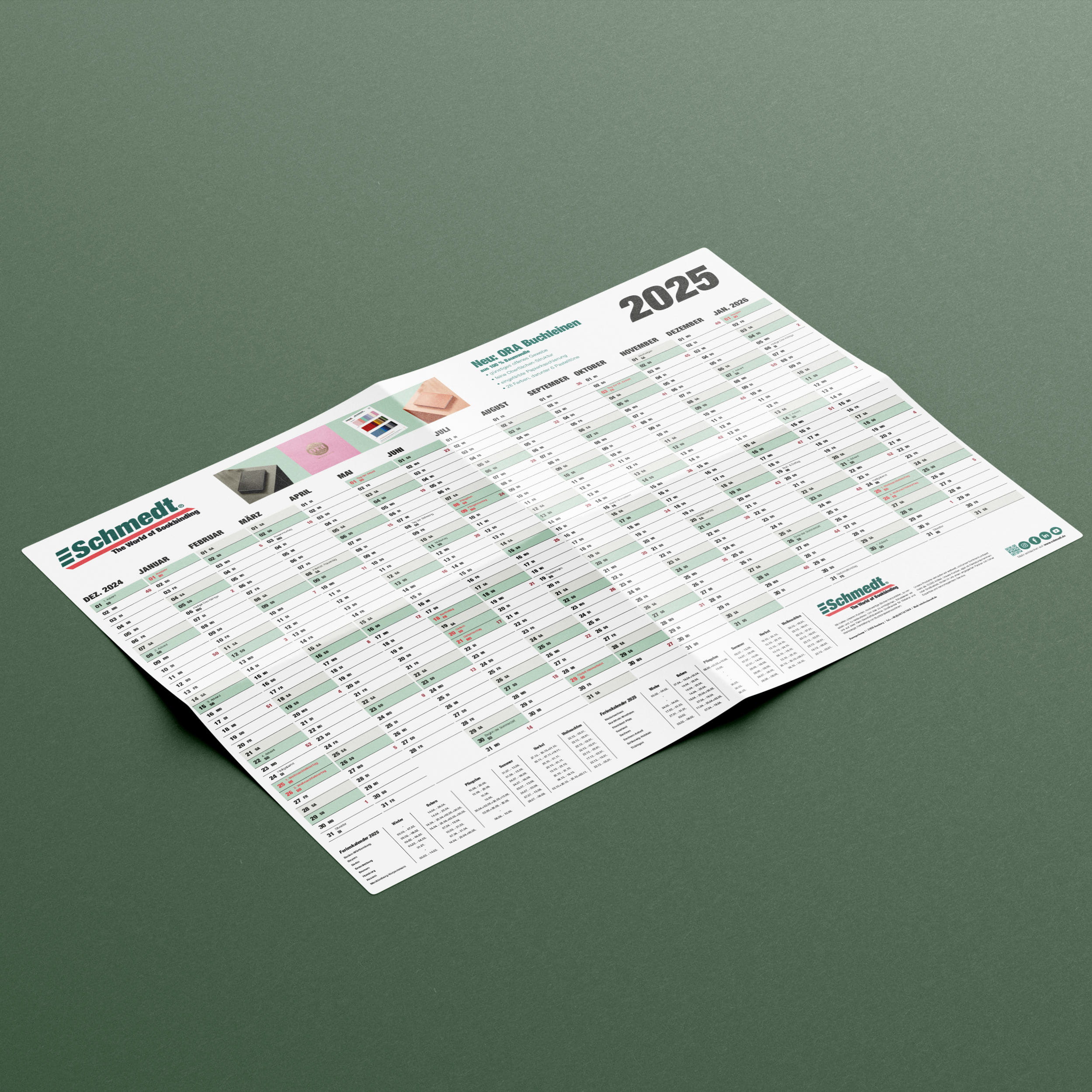 Wall calendar Schmedt - Annual planner 2025 (German) - Free of charge for orders > 50 EUR!
Max. 3 calendars per order!

Only while stocks...