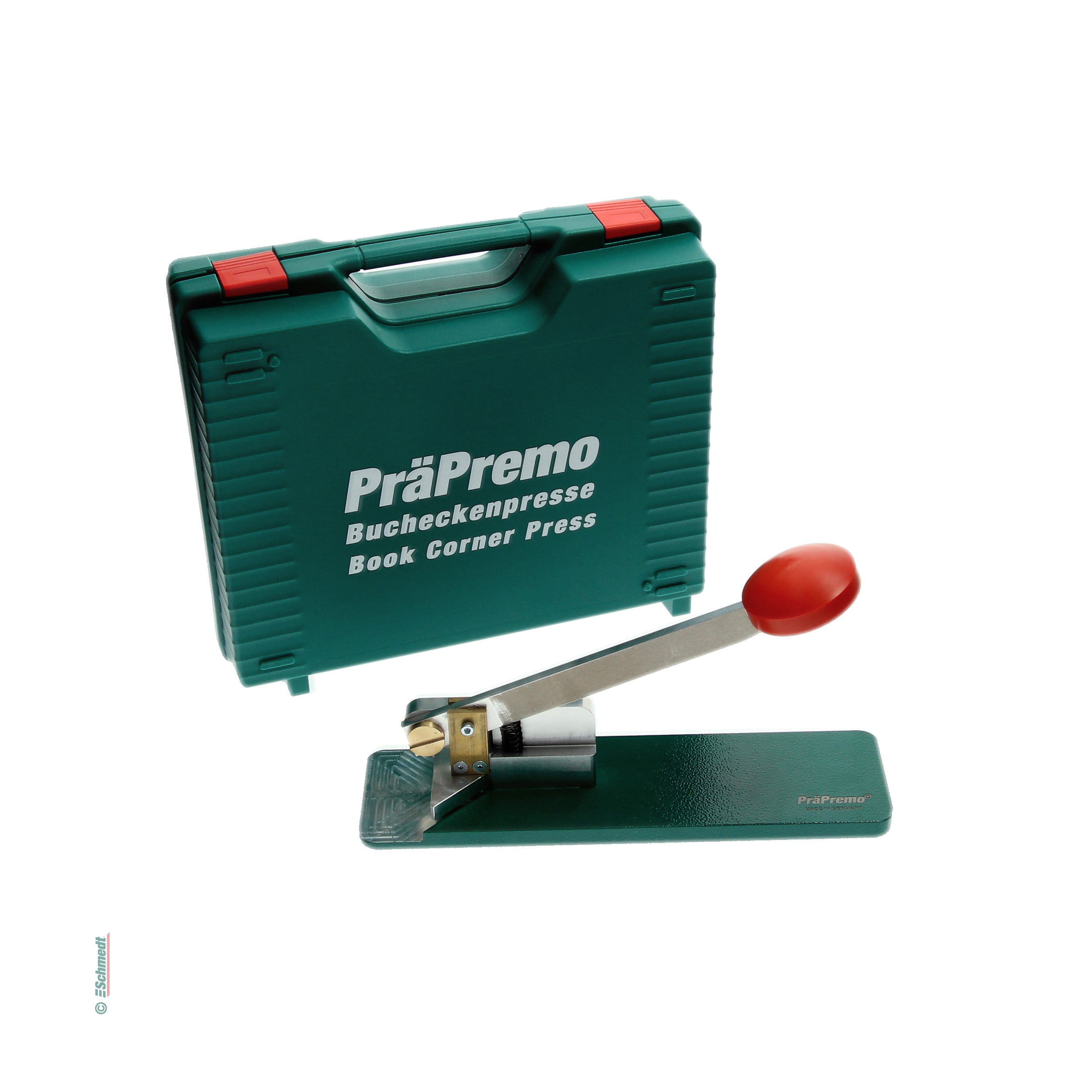 PräPremo • Manual book corner press - to fix metal book corners - Applications: hardcover books, notebooks, menus, 
diaries... - image-5