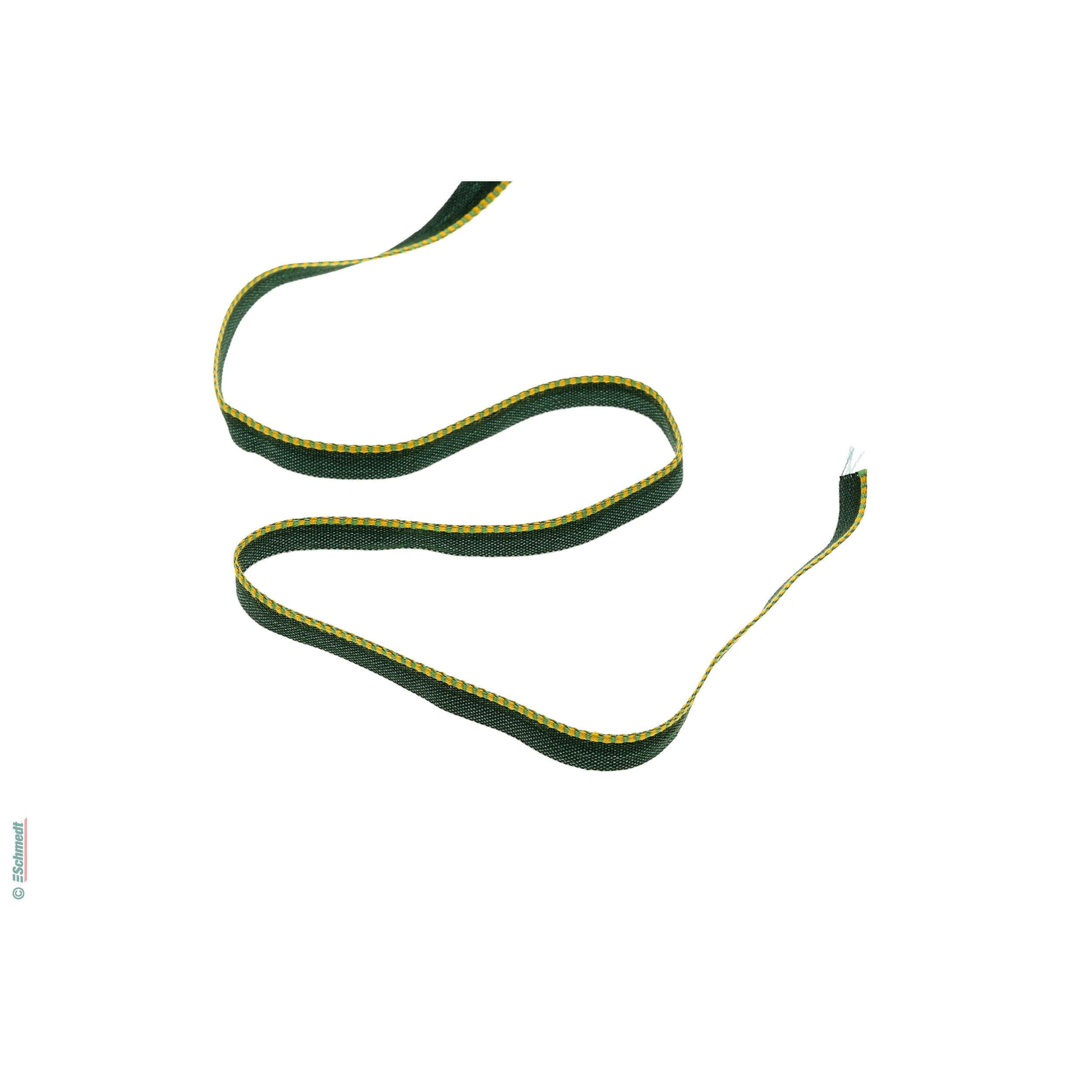 Headband - standard quality - Colour 021 - green/yellow - Roll length (in m) 100 - coloured band attached to hardcover books at the top and ...