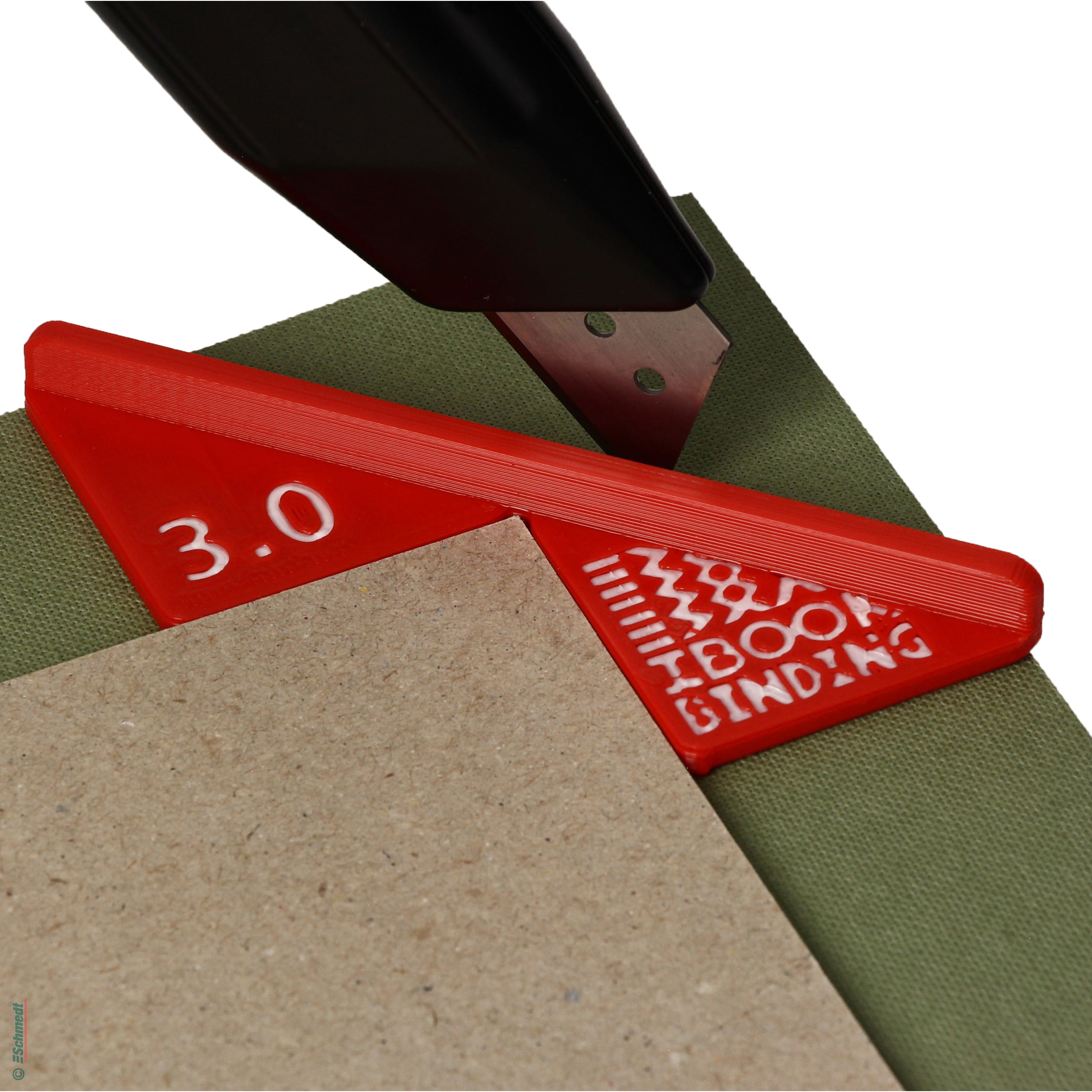 Corner cutting tool - Size 3.0 mm - Practical tool that enables the corner of the turned-in cover material on the book cover to be cut off a... - image-2
