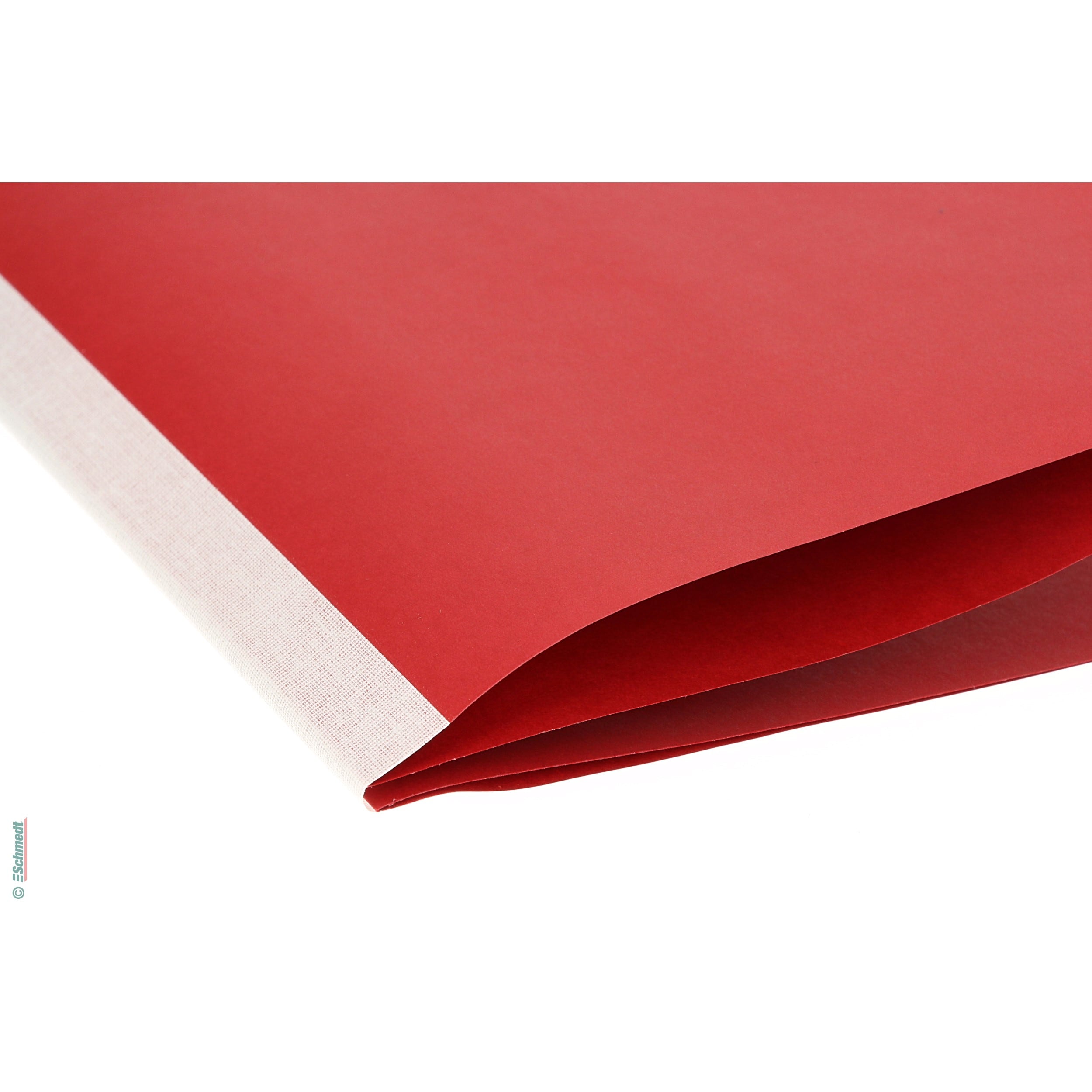 PräziCover - coloured, smooth - Colour red - Book block thickness (in mm) 10,6 - 13,5 - to produce book blocks with real endsheets for hardc... - image-2